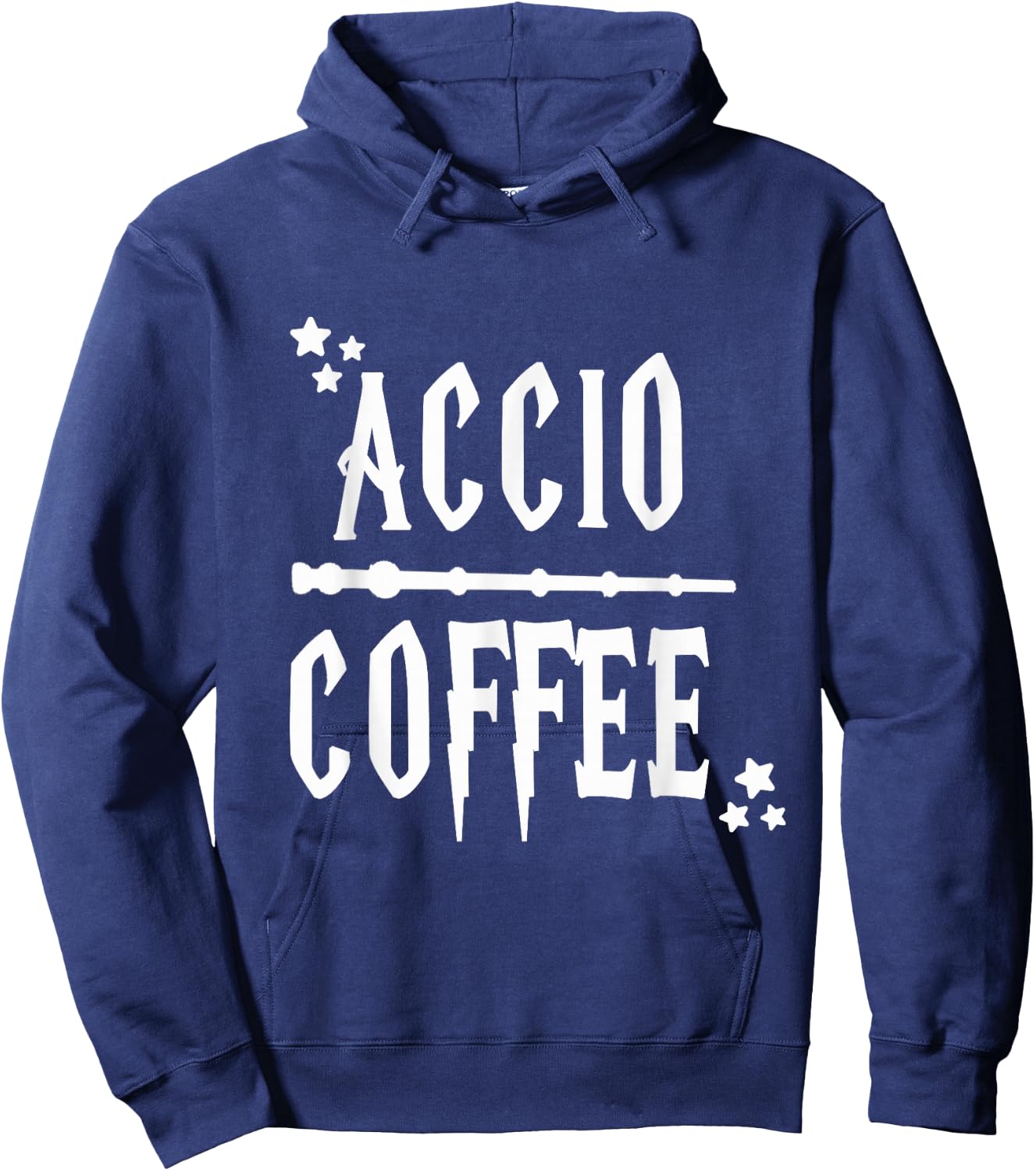 Accio Coffee Wand Hoodie - Hoodie | Navy