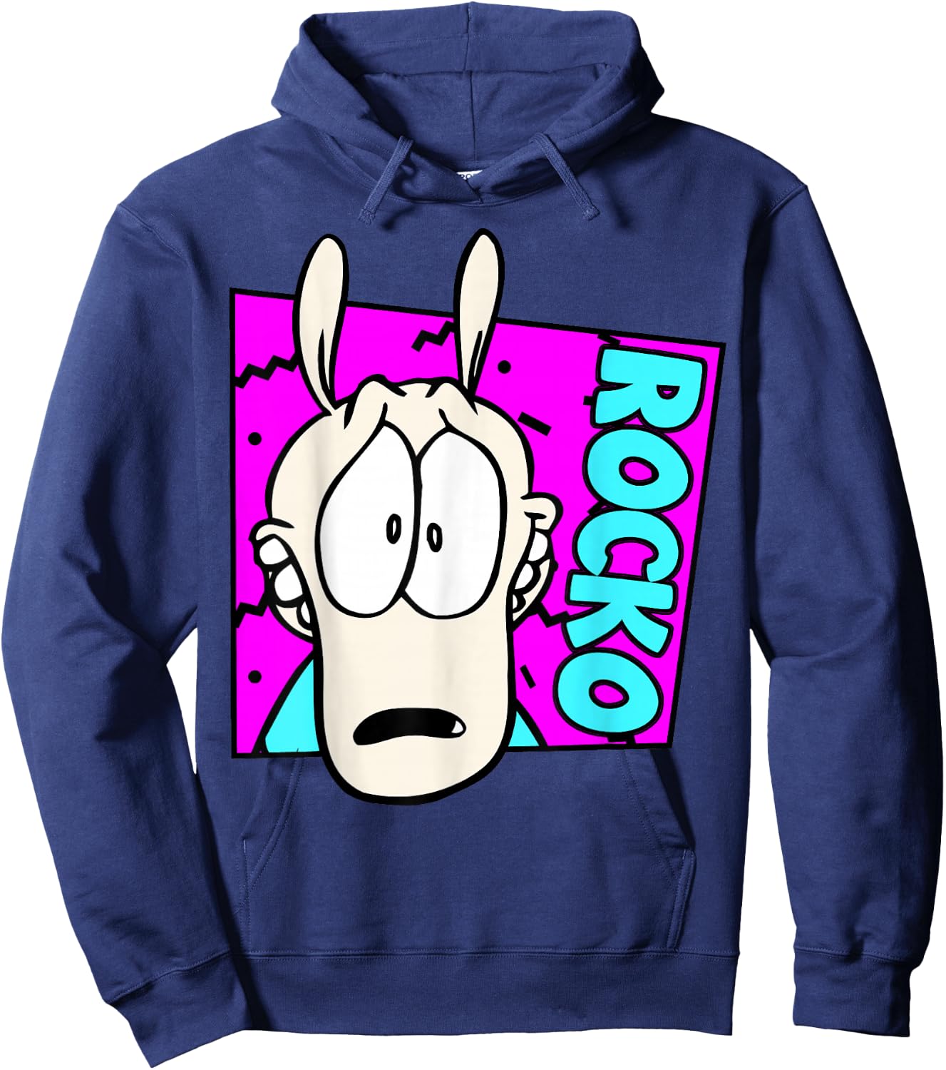 Nickelodeon Rocko's Modern Life Large Character Hoodie - Hoodie | Navy