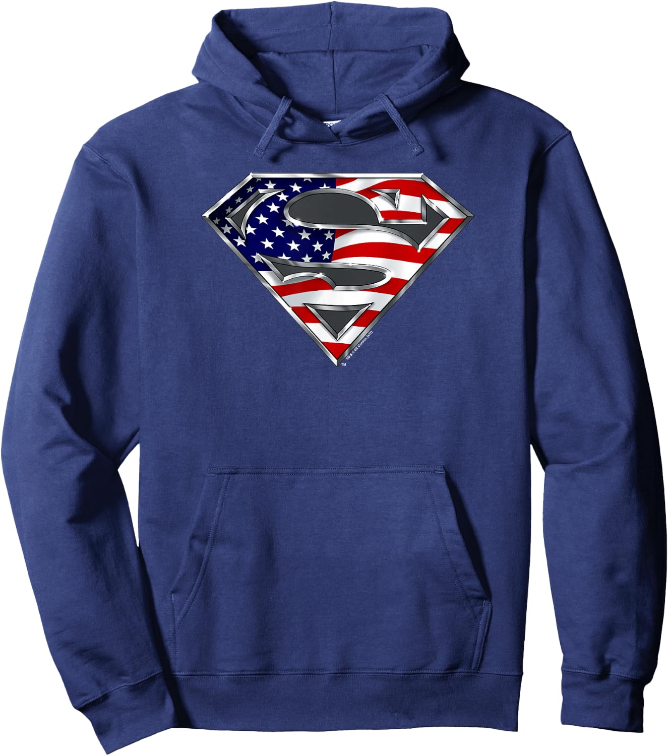 Superman All American Shield Hoodie - Hoodie | Navy