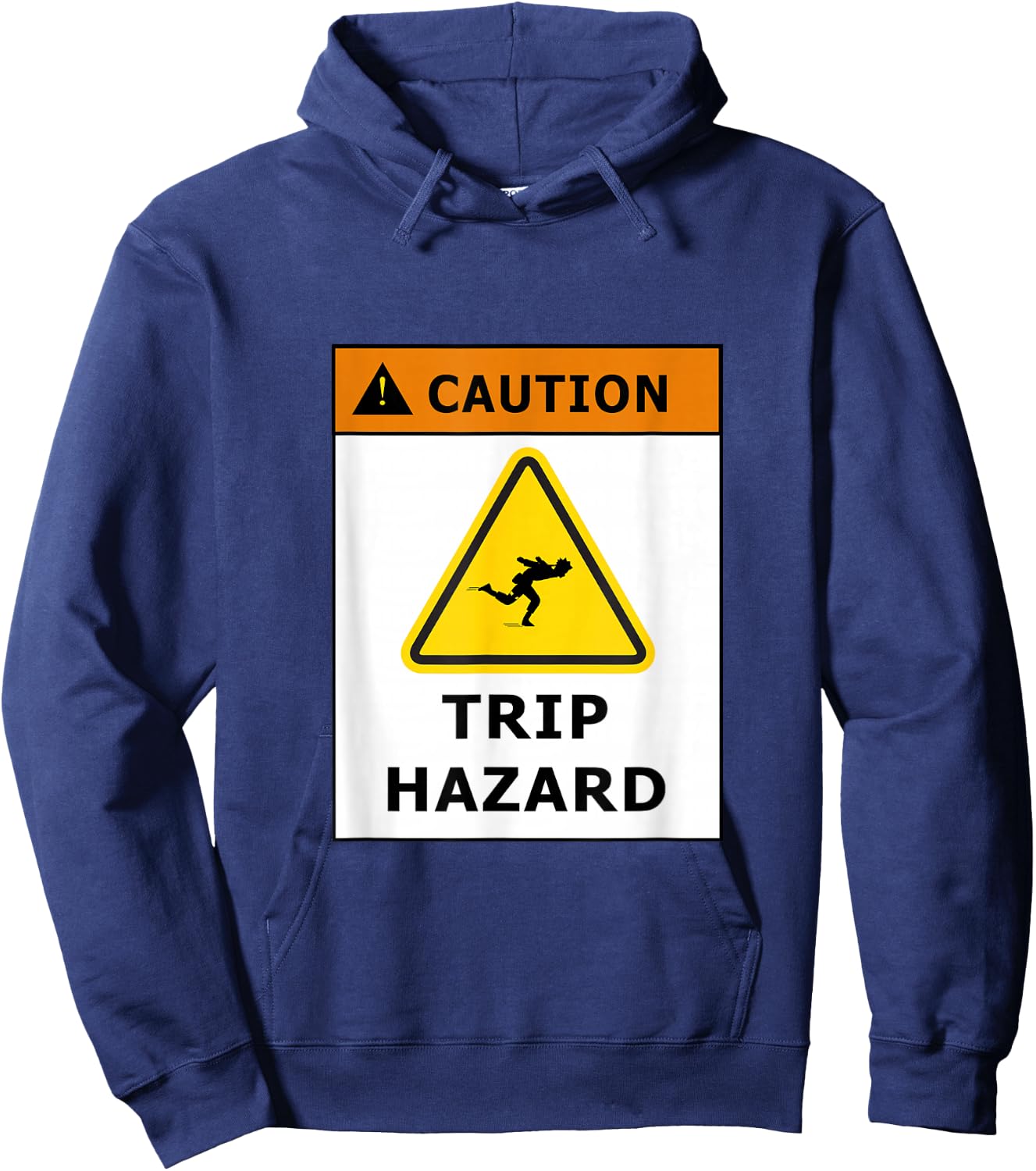 Caution Fun Run Trip Hazard Hoodie - Hoodie | Navy