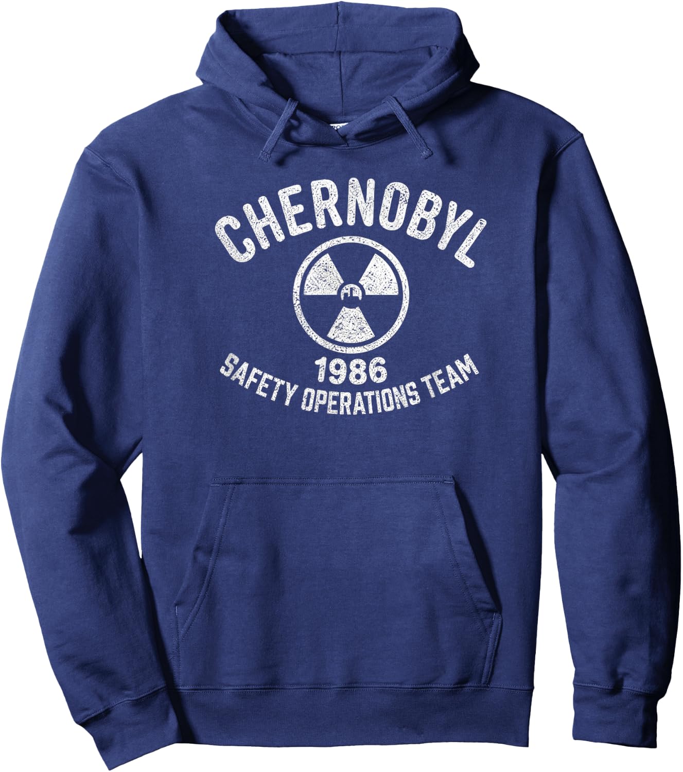 Chernobyl 1986" Nuclear Power Plant Safety Team Hoodie - Hoodie | Navy