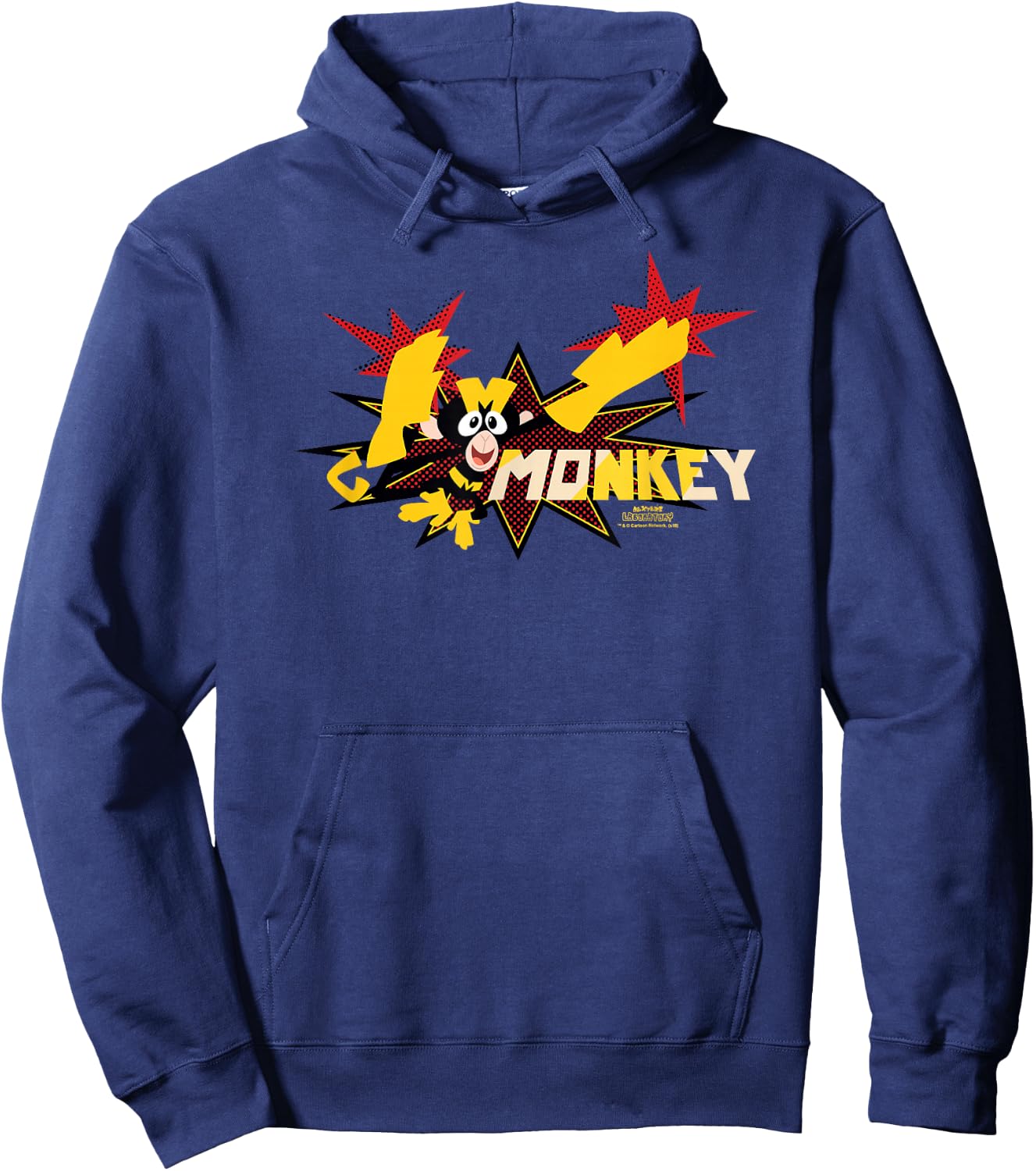 Dexter's Laboratory Monkey Hoodie - Hoodie | Navy