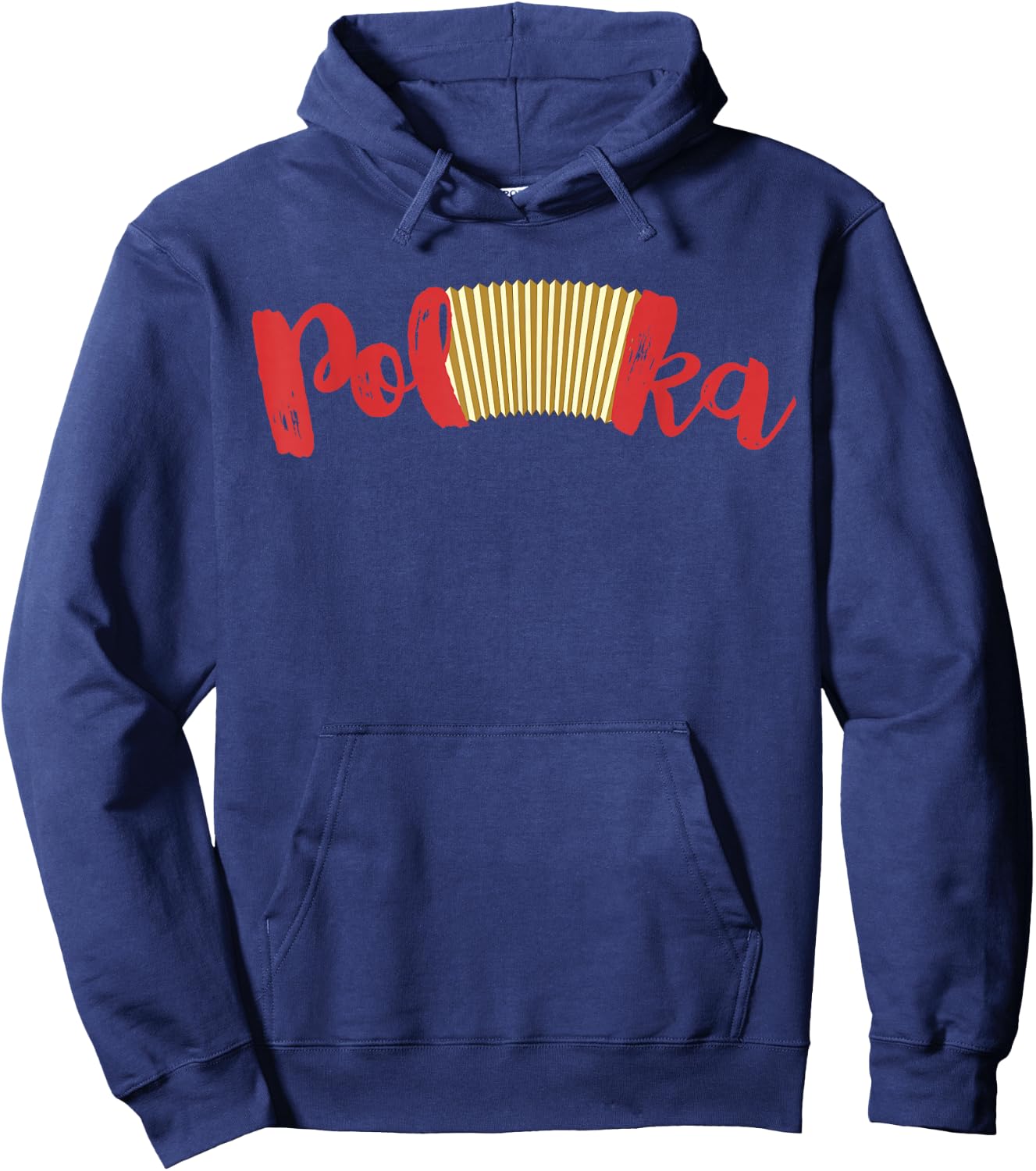 Polka Music Accordion , Polka Lover Gift Hoodie - Hoodie | Navy