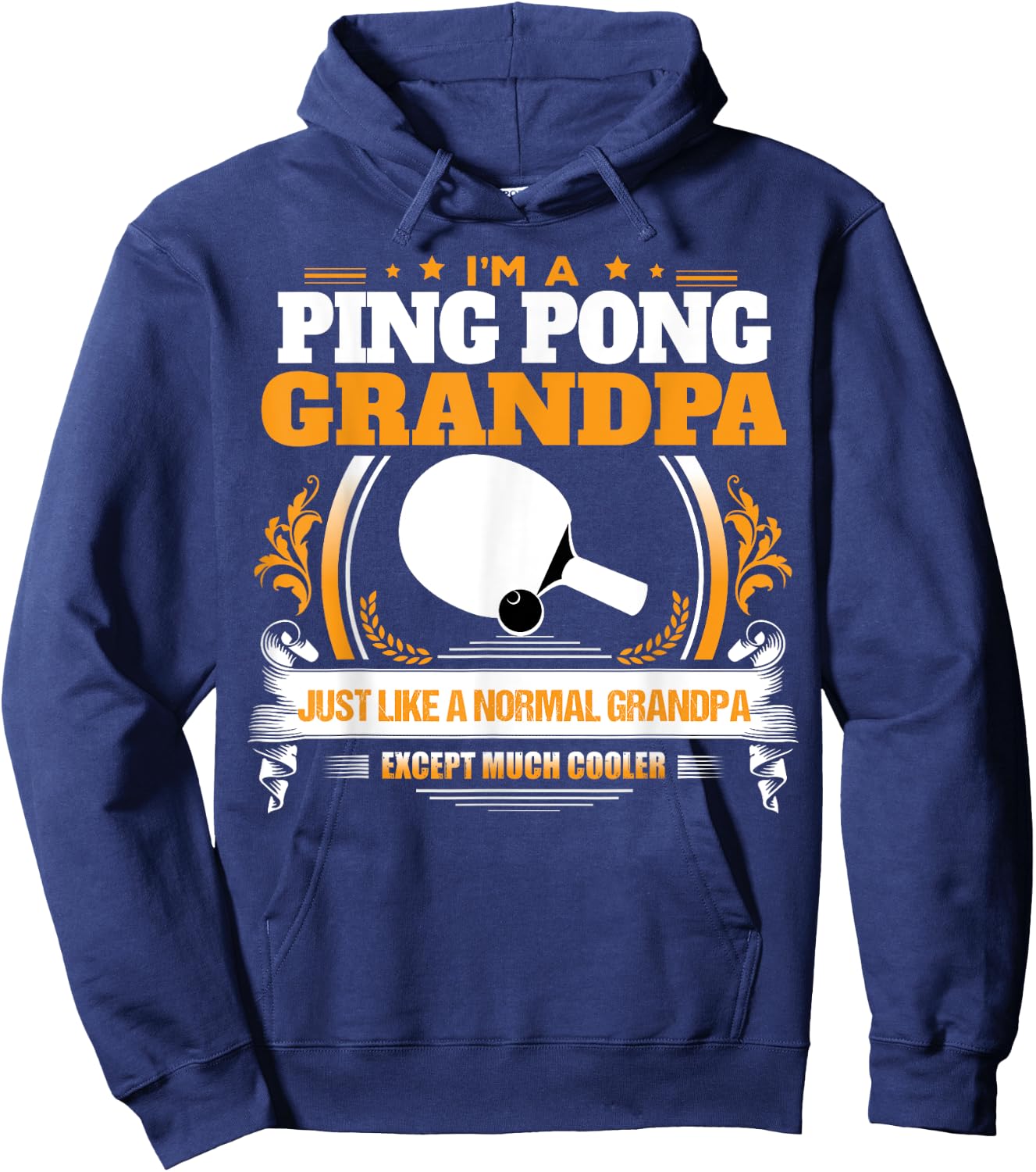 Funny Ping pong Grandpa Christmas Gift Grandpa Hoodie - Hoodie | Navy