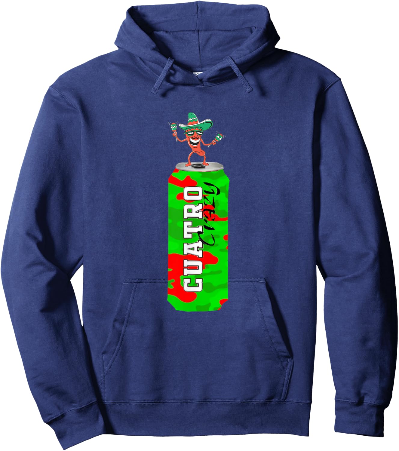"Yo Soy Fiesta" Cuatro crazy loko -shirt Hoodie - Hoodie | Navy