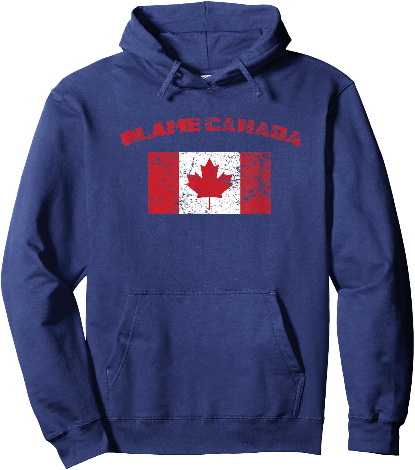 Blame Canada Flag T Shirt 20533 Hoodie - Hoodie | Navy