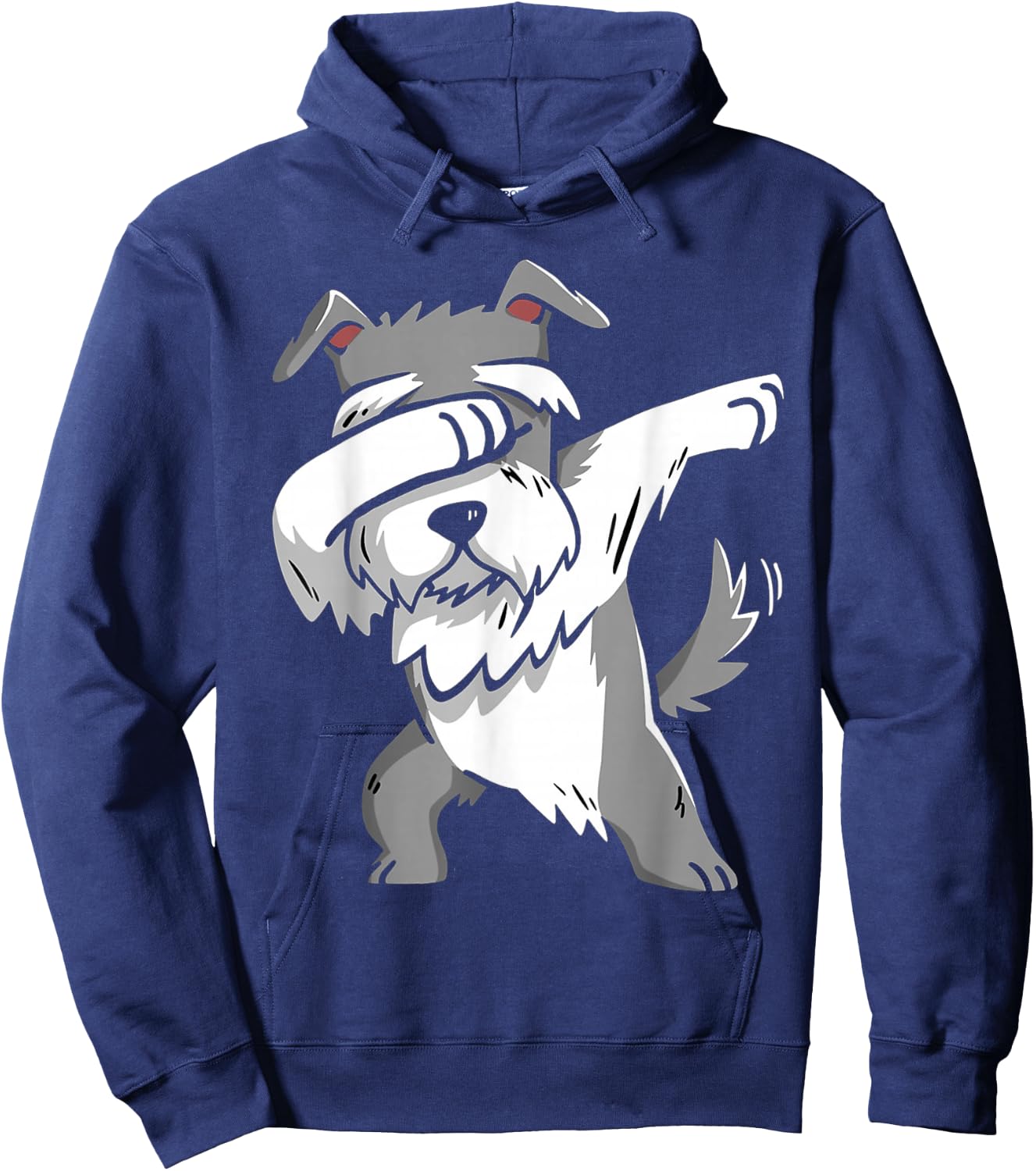 Dabbing Schnauzer Kids Schnauzer Pajamas Youth Hoodie - Hoodie | Navy