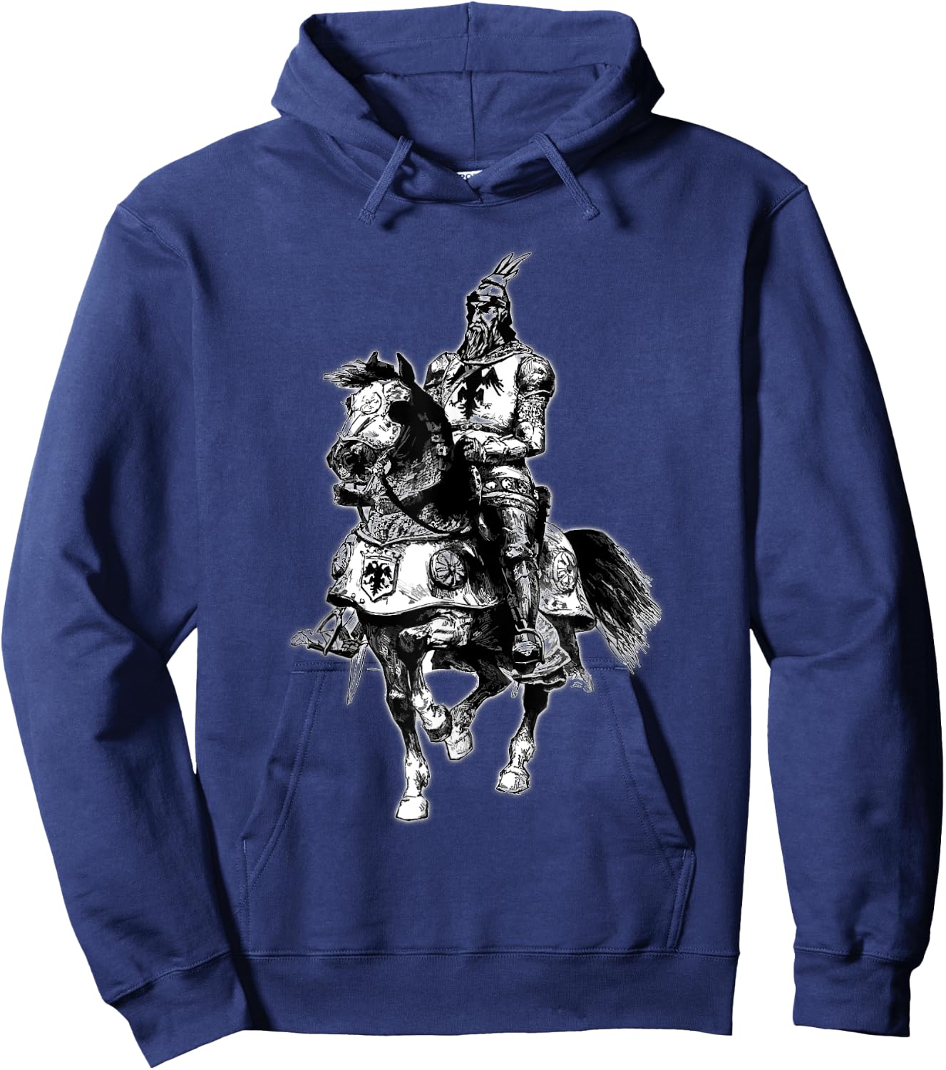 Albanian Albanian Eagle Grunge Skanderbeg Hoodie - Hoodie | Navy