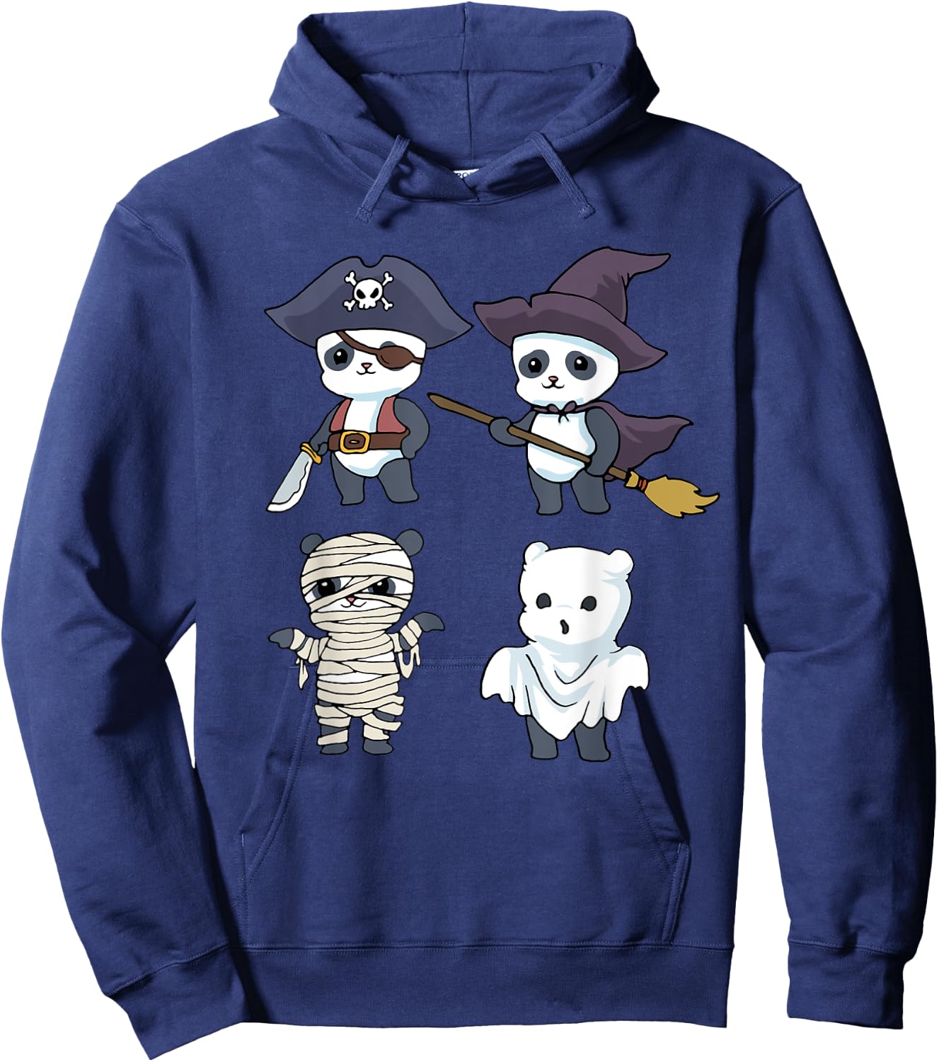 Panda Halloween Hoodie - Hoodie | Navy