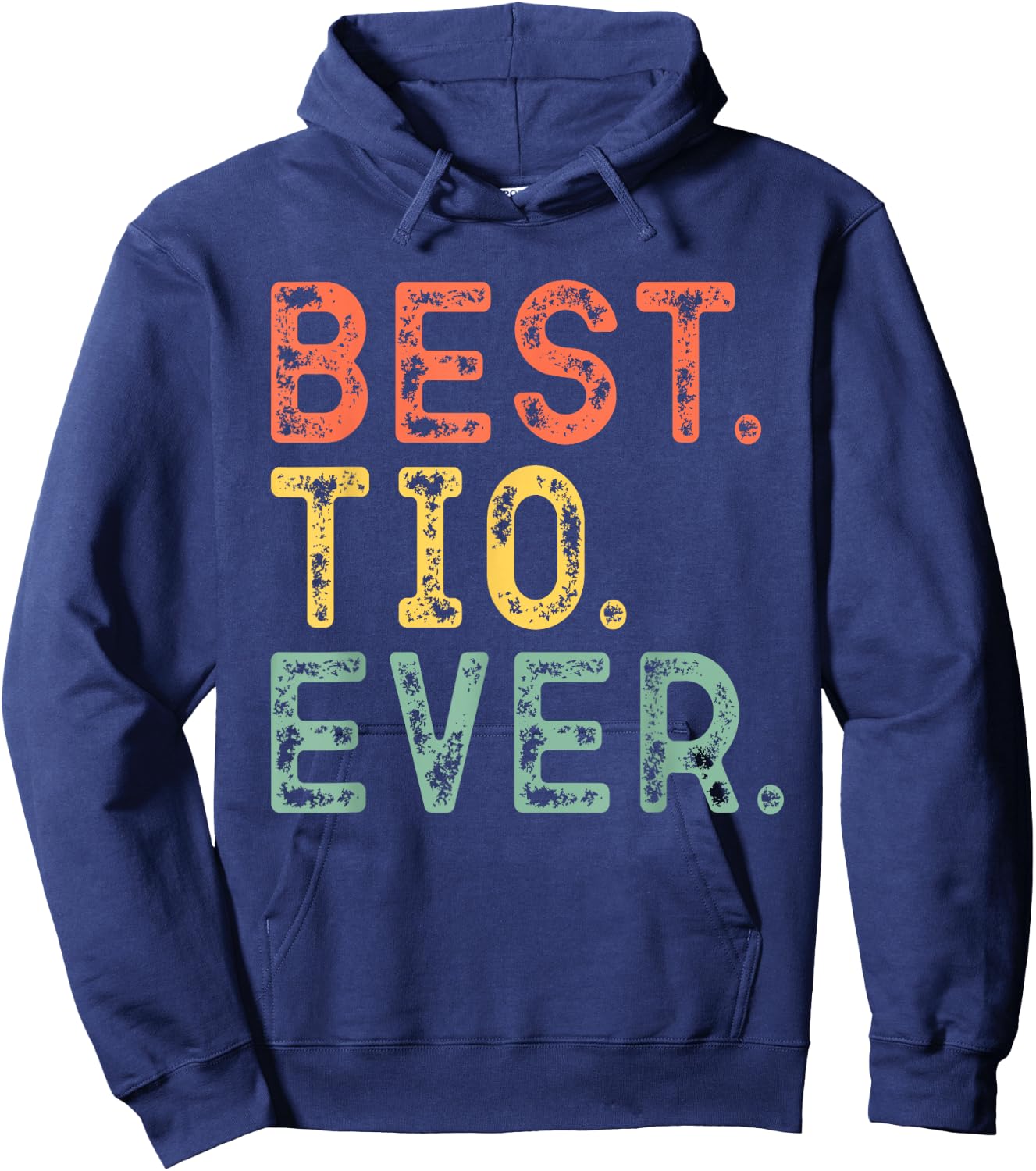 Best Tio Ever Funny Vintage Retro Hoodie - Hoodie | Navy