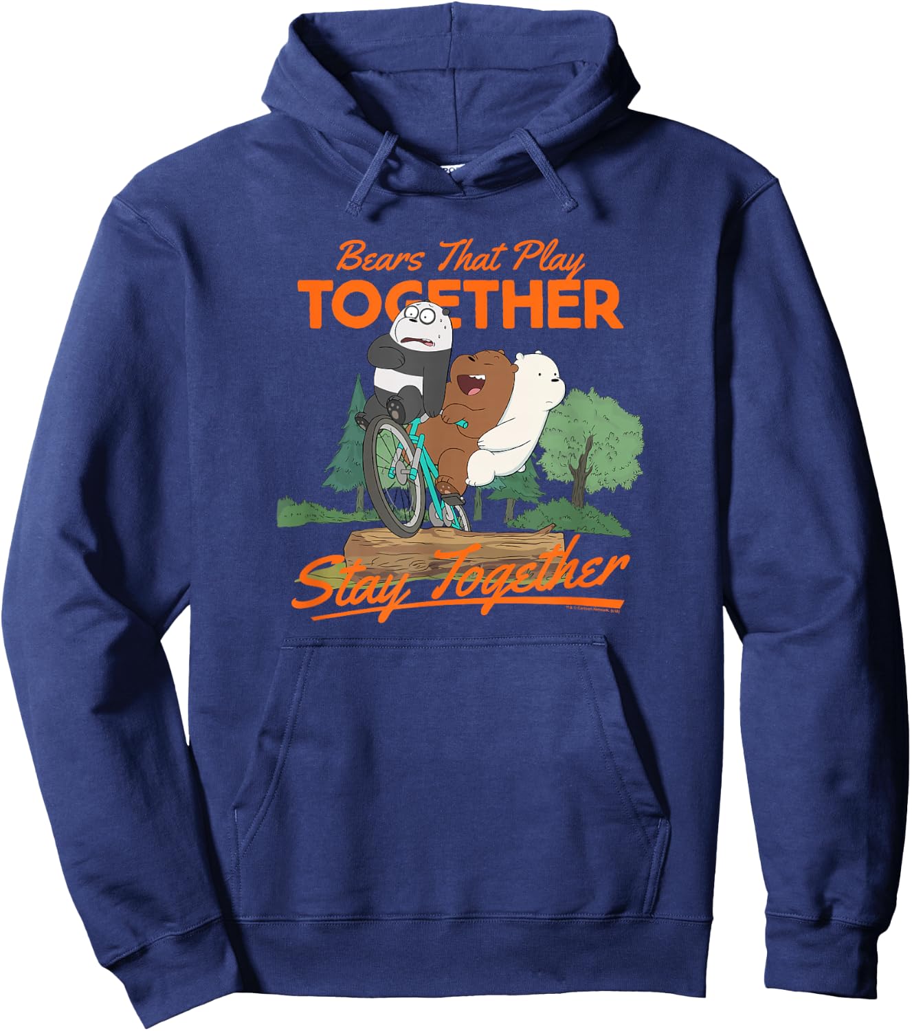 We Bare Bears Stay Together Hoodie - Hoodie | Navy