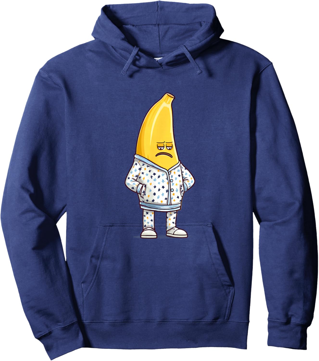 Sleep Banana Face in Pajama for Boys and Girls Hoodie - Hoodie | Navy