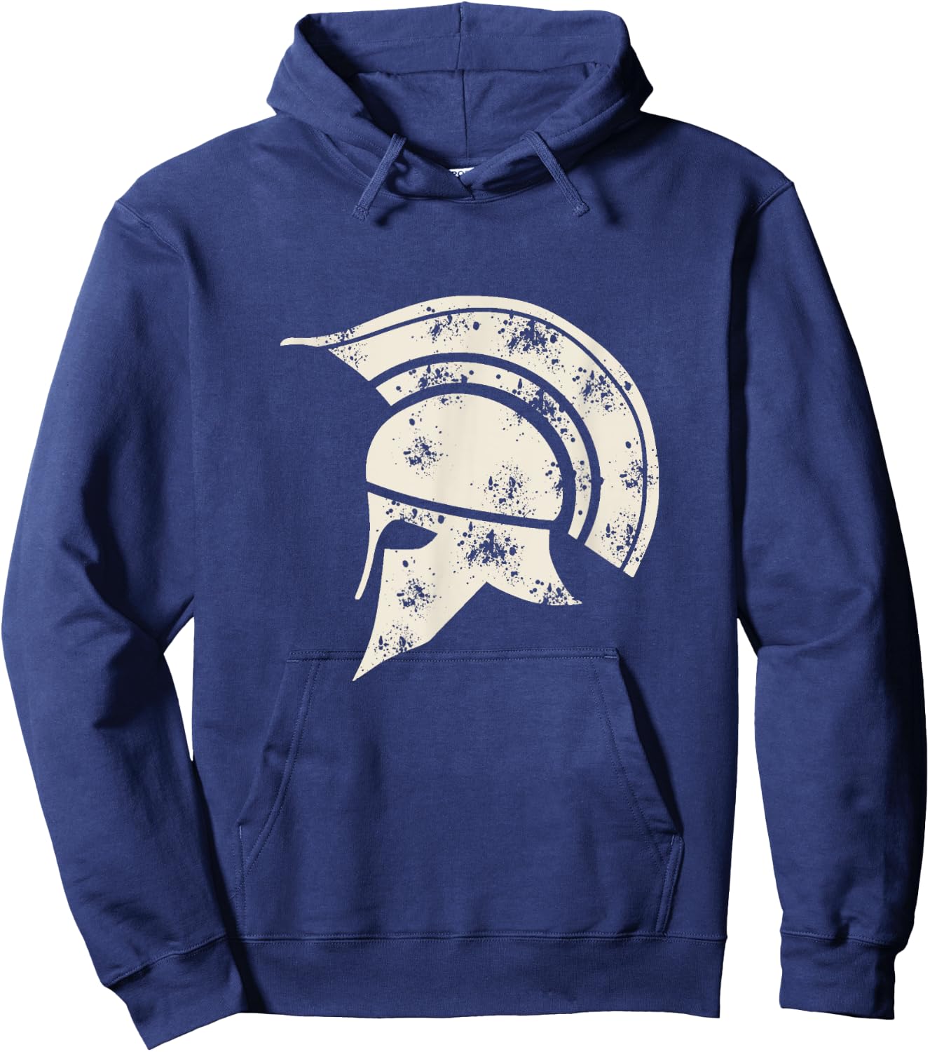 Ancient Spartan Greek Helmet Hoodie - Hoodie | Navy