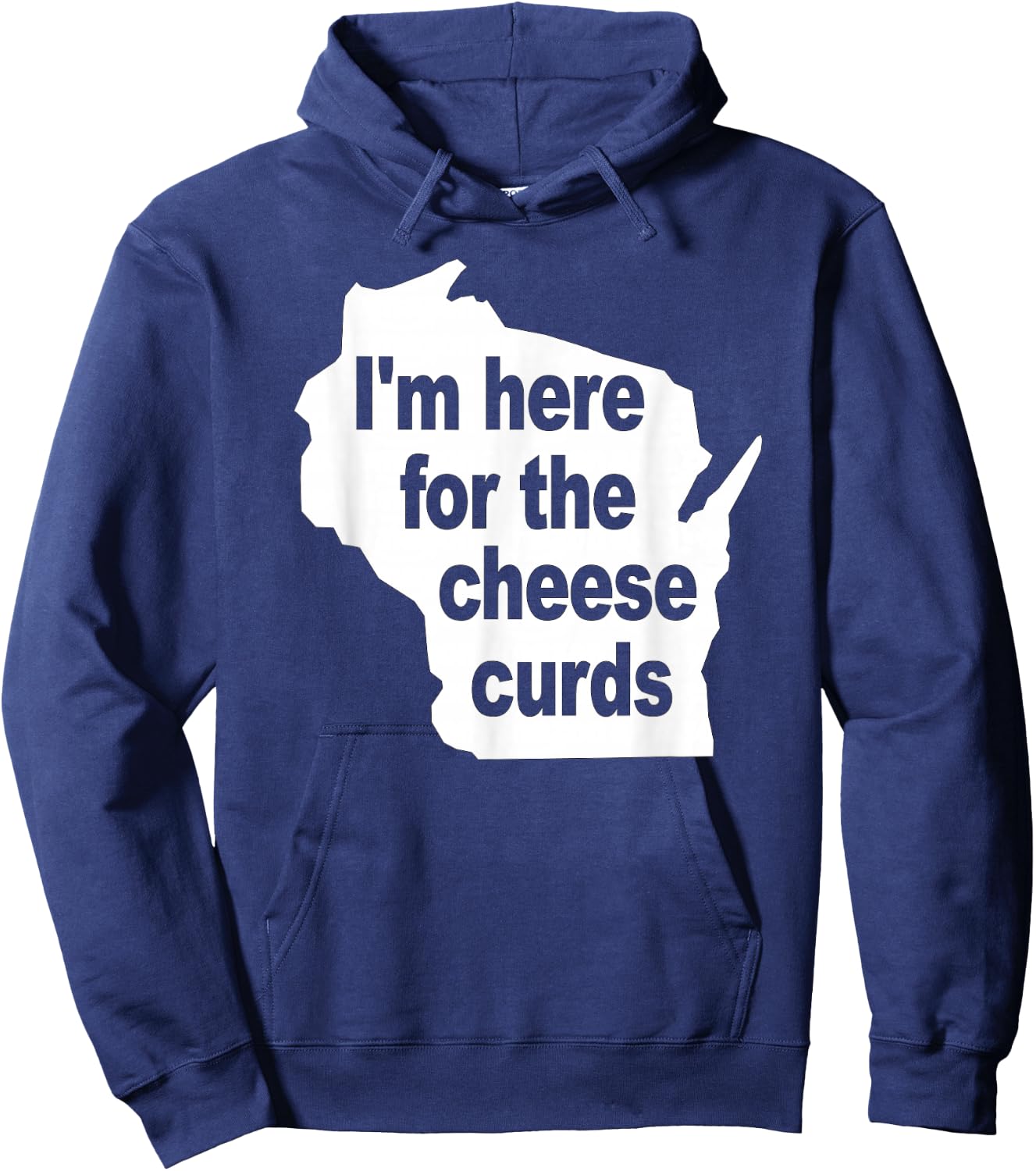 Wisconsin Cheese Curds Hoodie - Hoodie | Navy