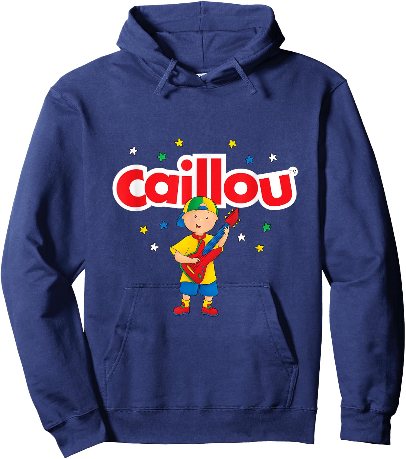 Caillou Plays Guitar Hoodie - Hoodie | Navy