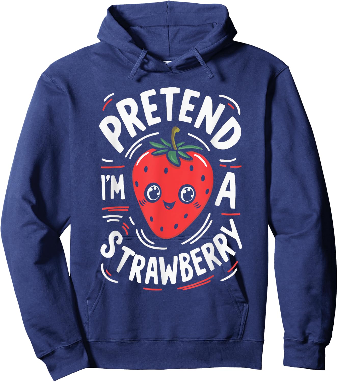 Pretend I'm A Strawberry Hoodie - Hoodie | Navy