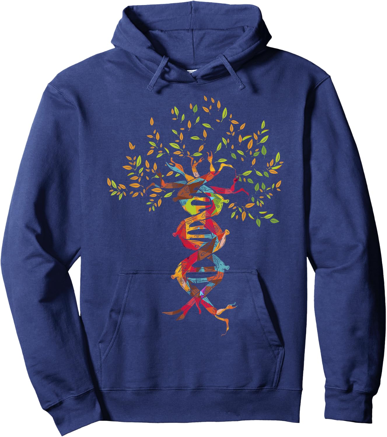 Tree of Life , DNA Shirt, Genetics Shirt Hoodie - Hoodie | Navy