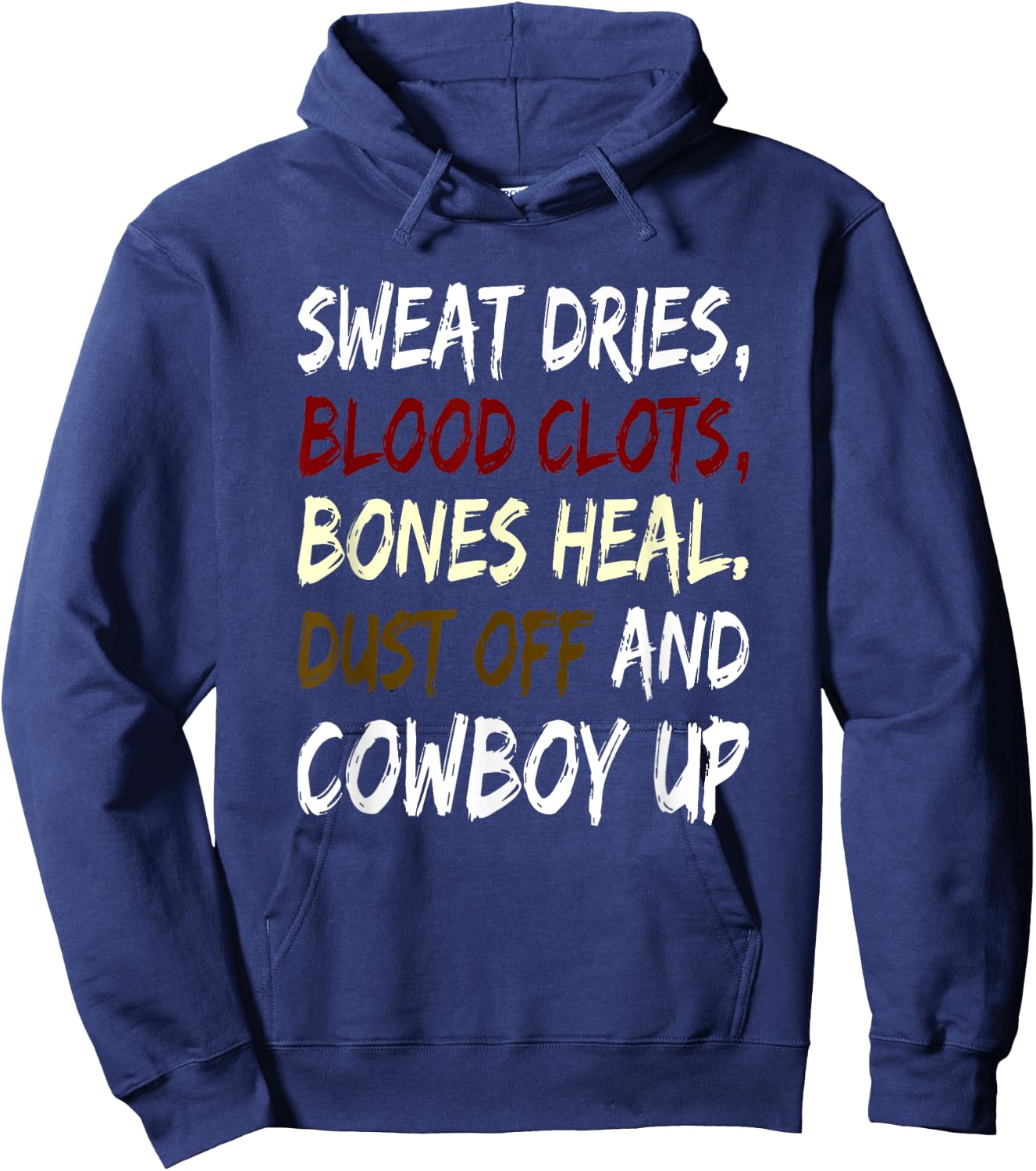 Cowboy Up for Rodeo Playday Horse Lovers. Hoodie - Hoodie | Navy