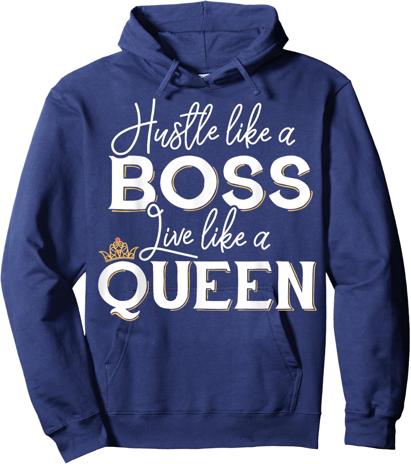 Lady Boss Shirt - Like a Boss Hoodie - Hoodie | Navy