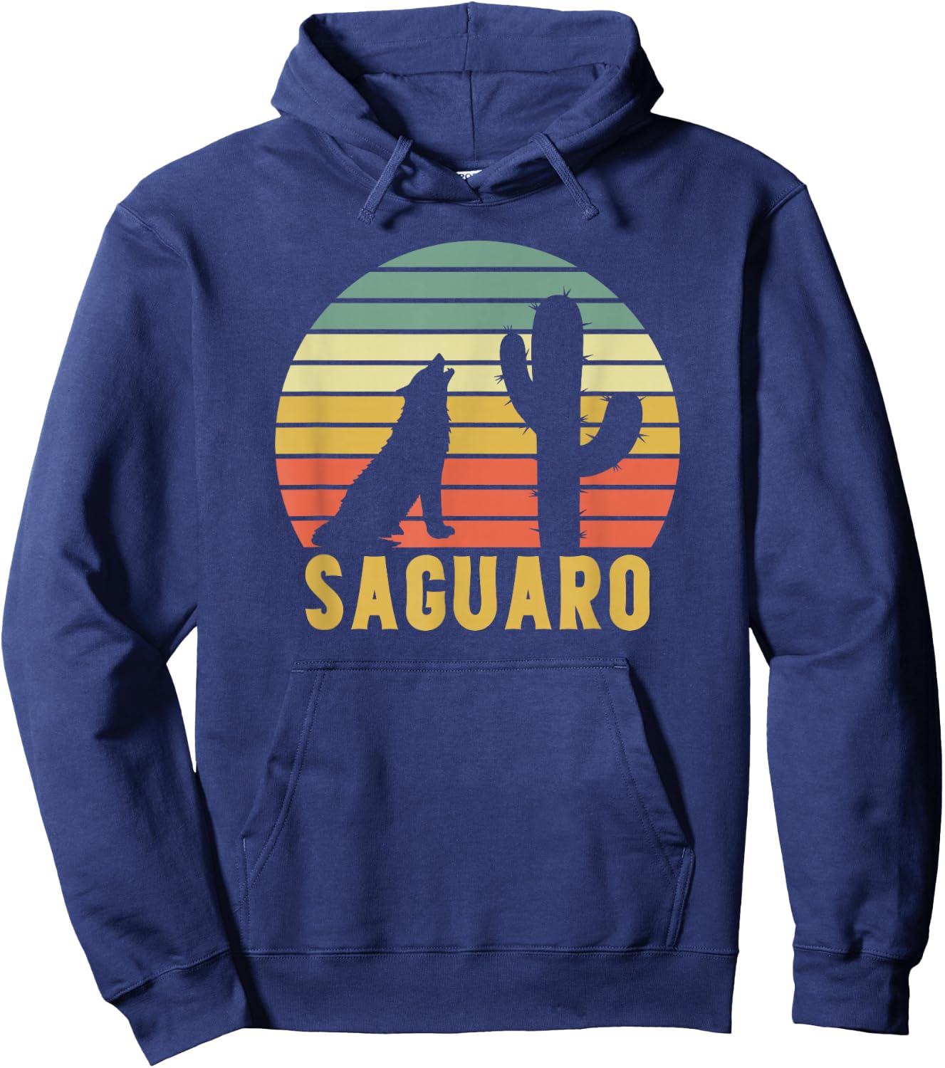 Saguaro National Park Cactus Tucson Arizona Hoodie - Hoodie | Navy