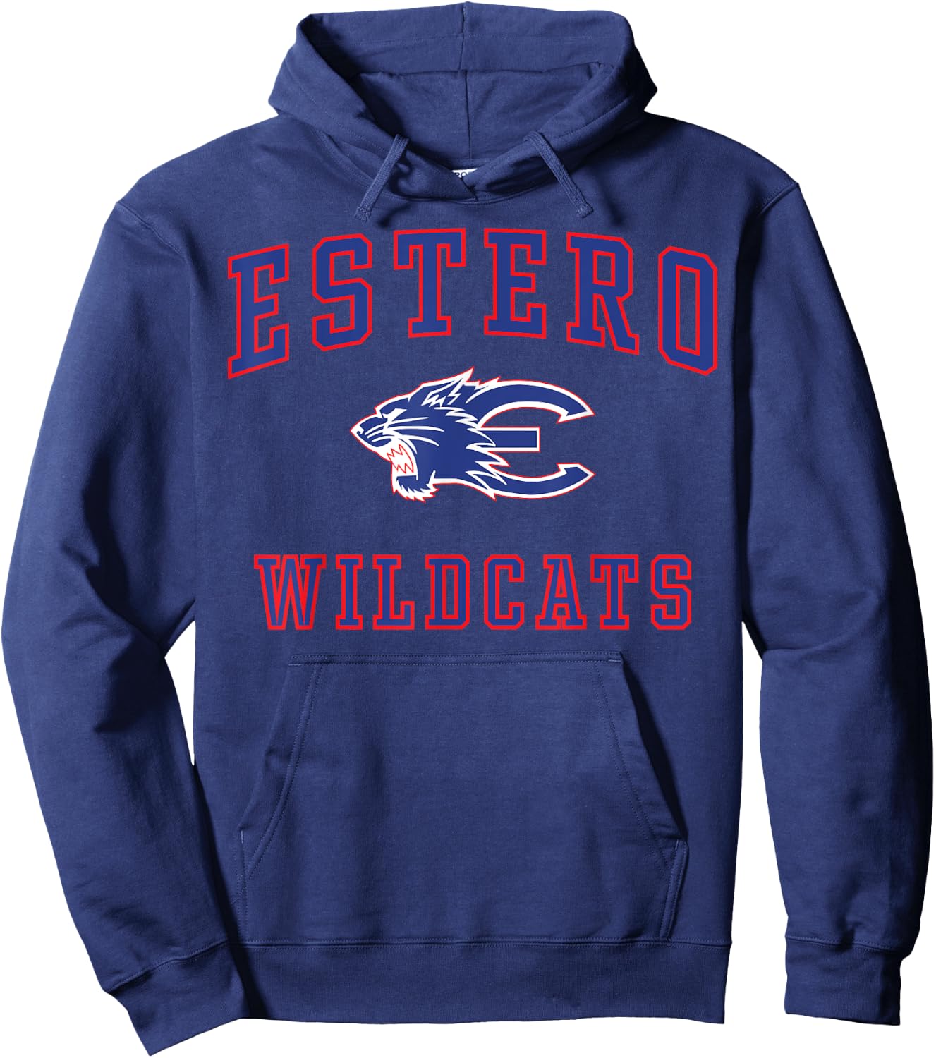 Estero High School Wildcats C1 Hoodie - Hoodie | Navy
