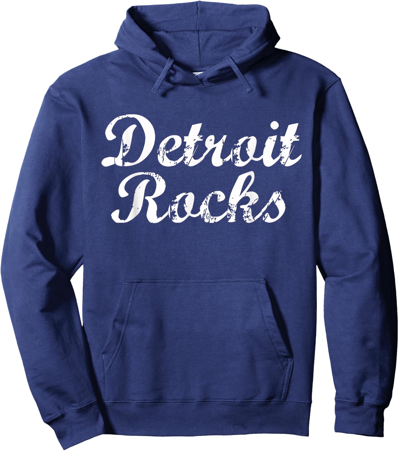Detroit Rocks - Motor City, Midwest Michigan Hoodie - Hoodie | Navy