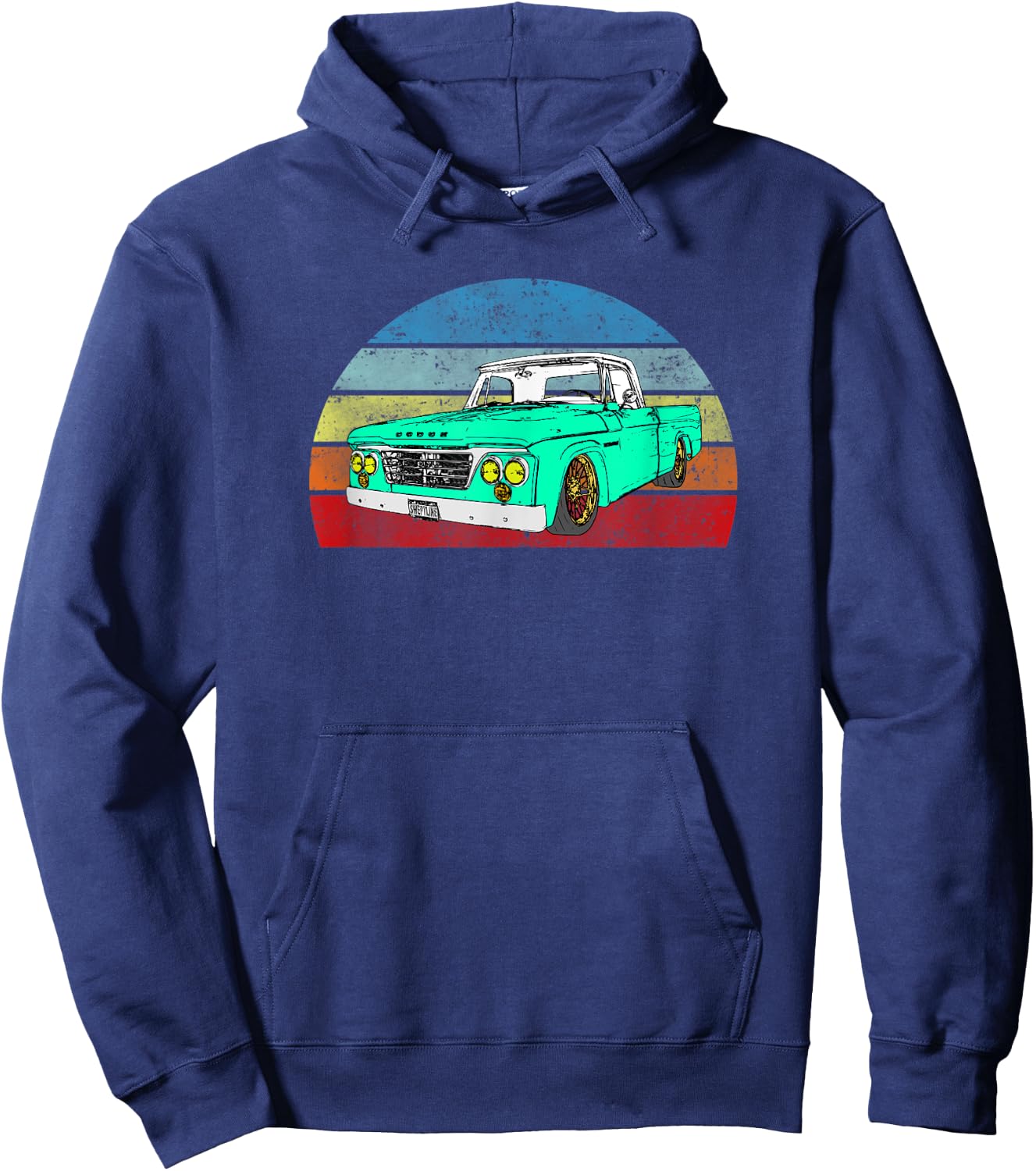 Sweptline Vintage Classic Truck Shirt 61-71 Hoodie - Hoodie | Navy