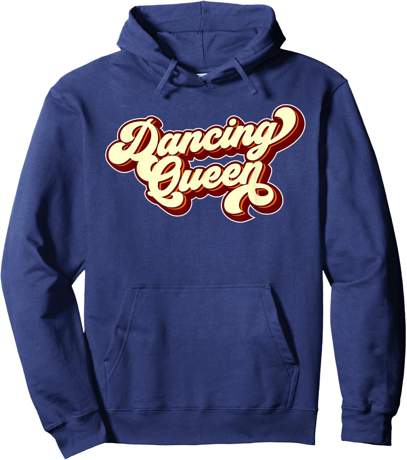 Dancing Queen 70s Disco Hoodie - Hoodie | Navy