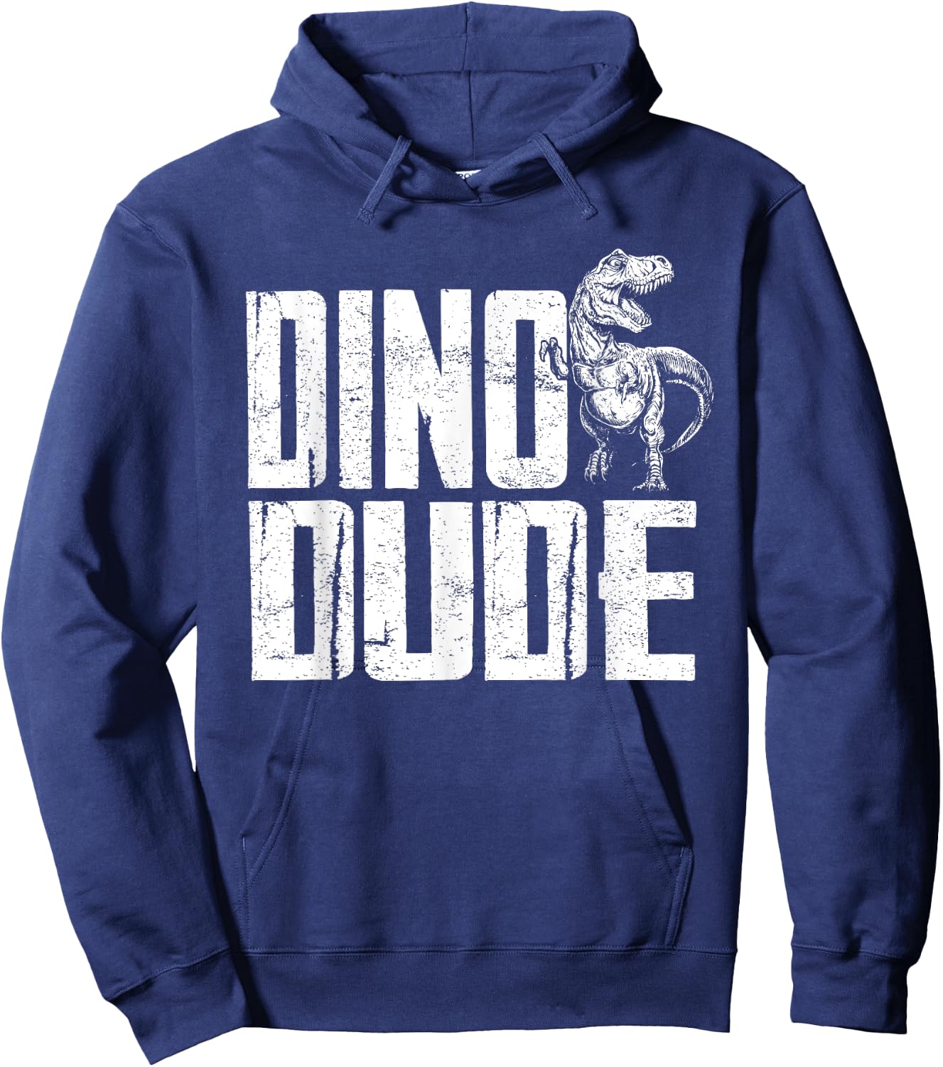 Dino Dude Dinosaur Matching Family T-Rex Hoodie - Hoodie | Navy