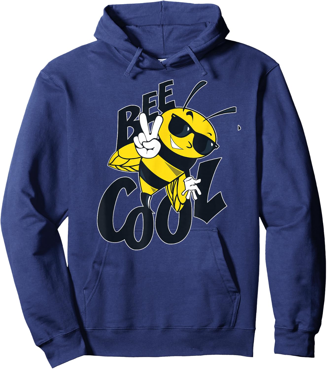 Bee Honey Bee Bumblebee Honeycomb Bee Cool Hoodie - Hoodie | Navy