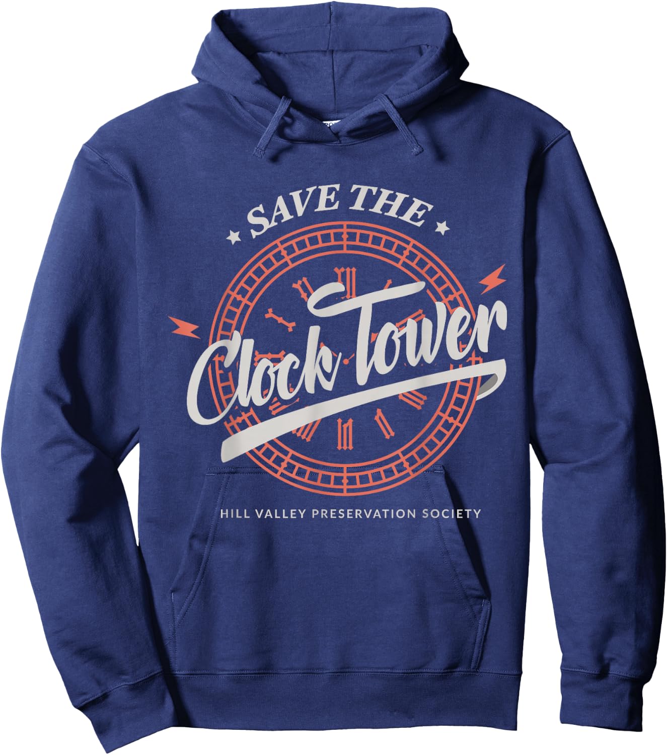 Save The Clock Tower - Movie Quote Hoodie - Hoodie | Navy