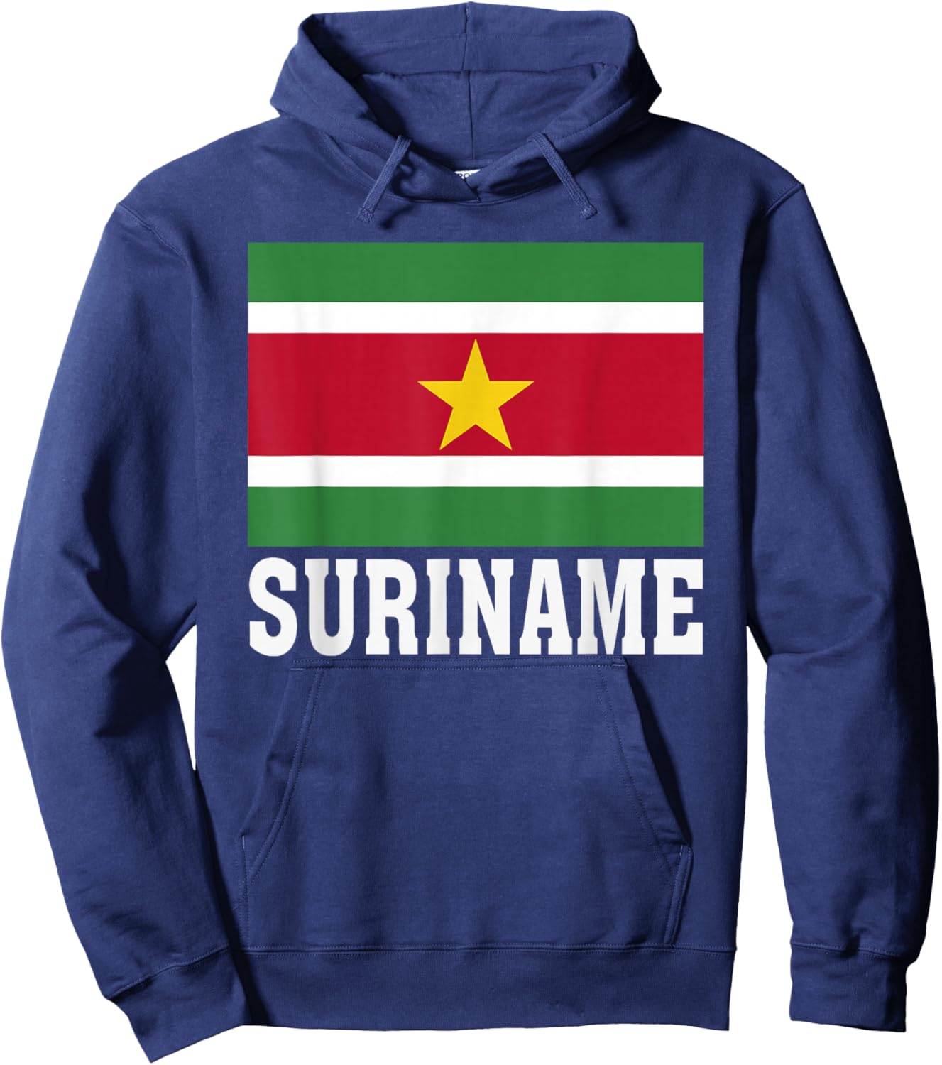 Suriname Flag Patriotic National Roots Souvenir Hoodie - Hoodie | Navy