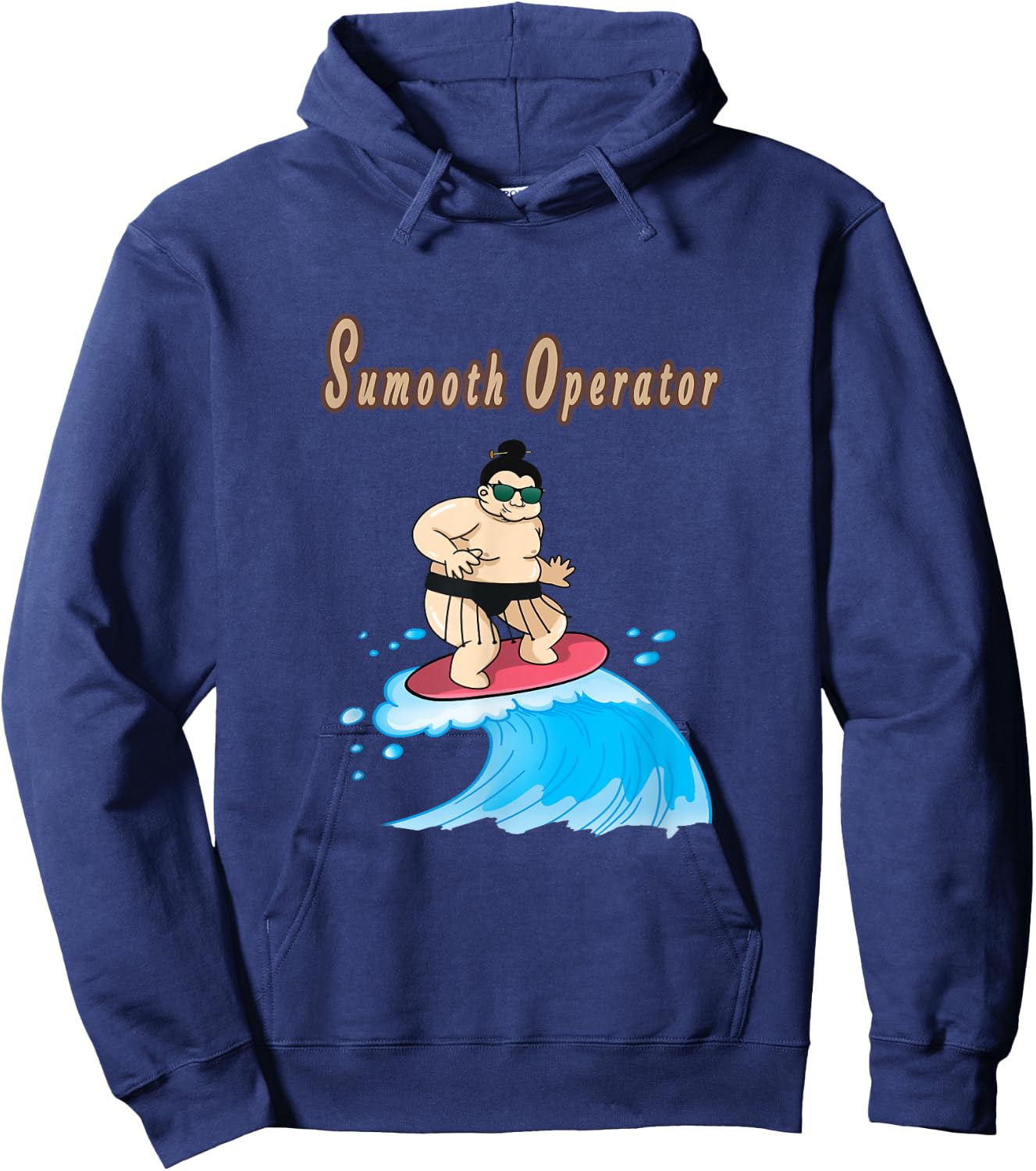 Smooth Operator, Surfing sumo in Japan Hoodie - Hoodie | Navy
