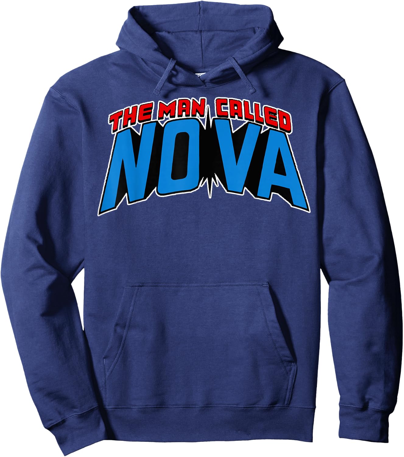Marvel The Man Called Nova Ultimate Retro Logo Hoodie - Hoodie | Navy