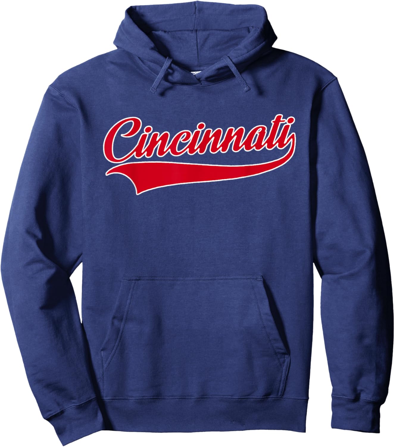 Cincinnati - Throwback Design - Classic Hoodie - Hoodie | Navy