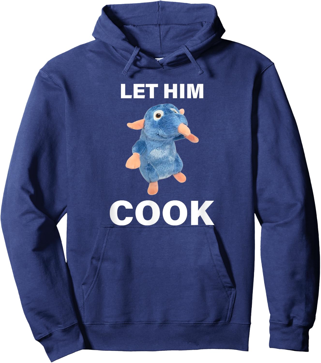 Let Him Cook Rat Funny Meme Hoodie - Hoodie | Navy