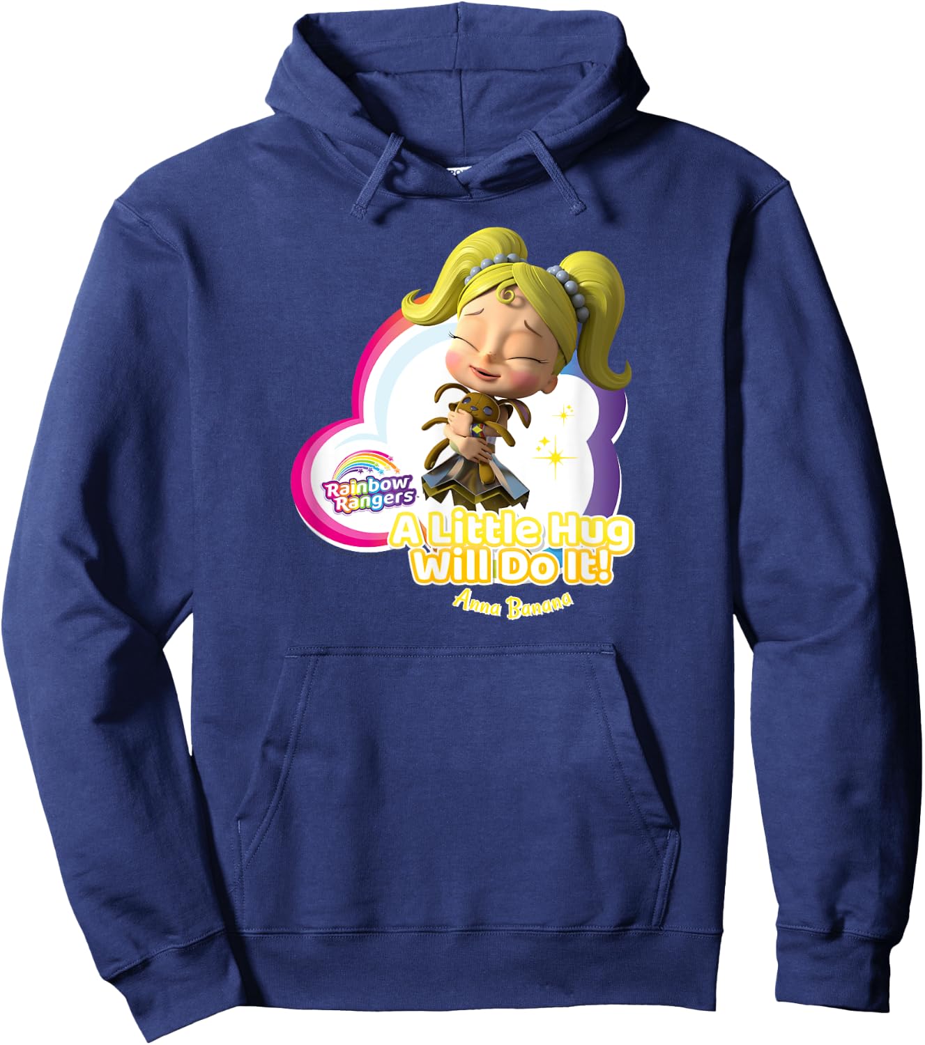 Rainbow Rangers Anna Banana "A Little Hug" Hoodie - Hoodie | Navy