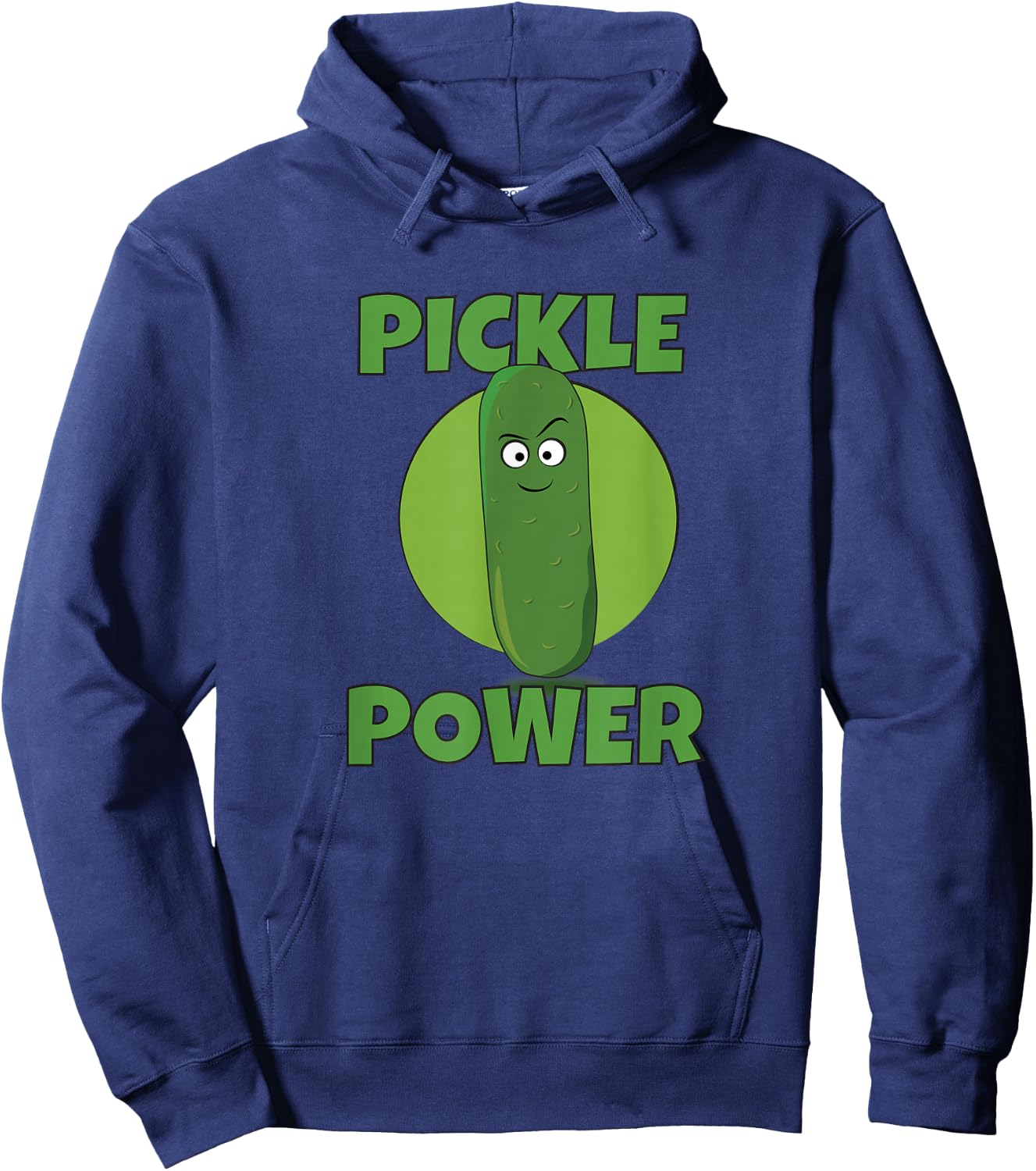Pickle Power: I Love Pickles Hoodie - Hoodie | Navy