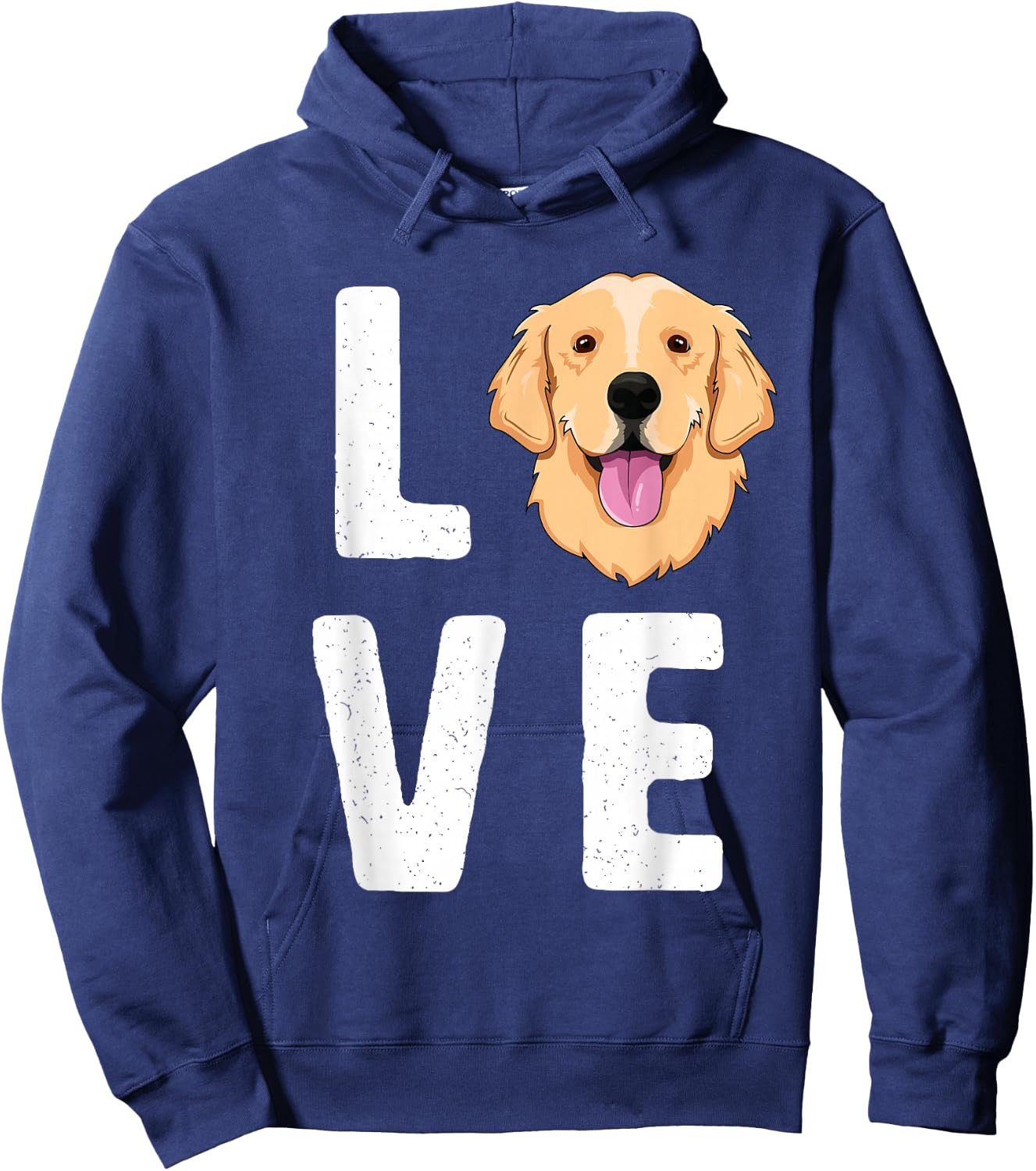 LOVE Golden Retrievers KIds Dog Pet Gift Hoodie - Hoodie | Navy
