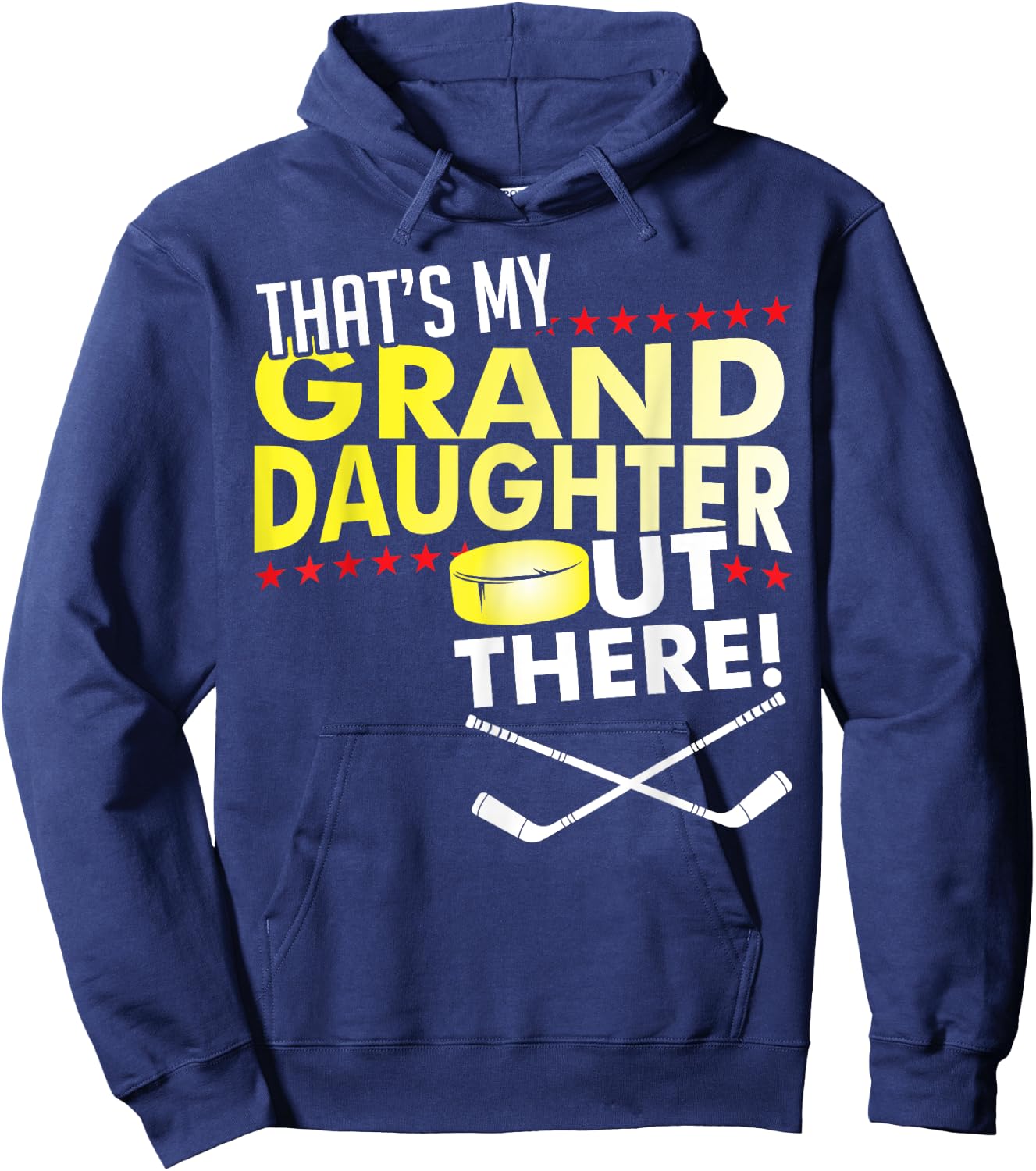 Meine Enkelin - Ice Hockey-Grandpa & Oma Hoodie - Hoodie | Navy