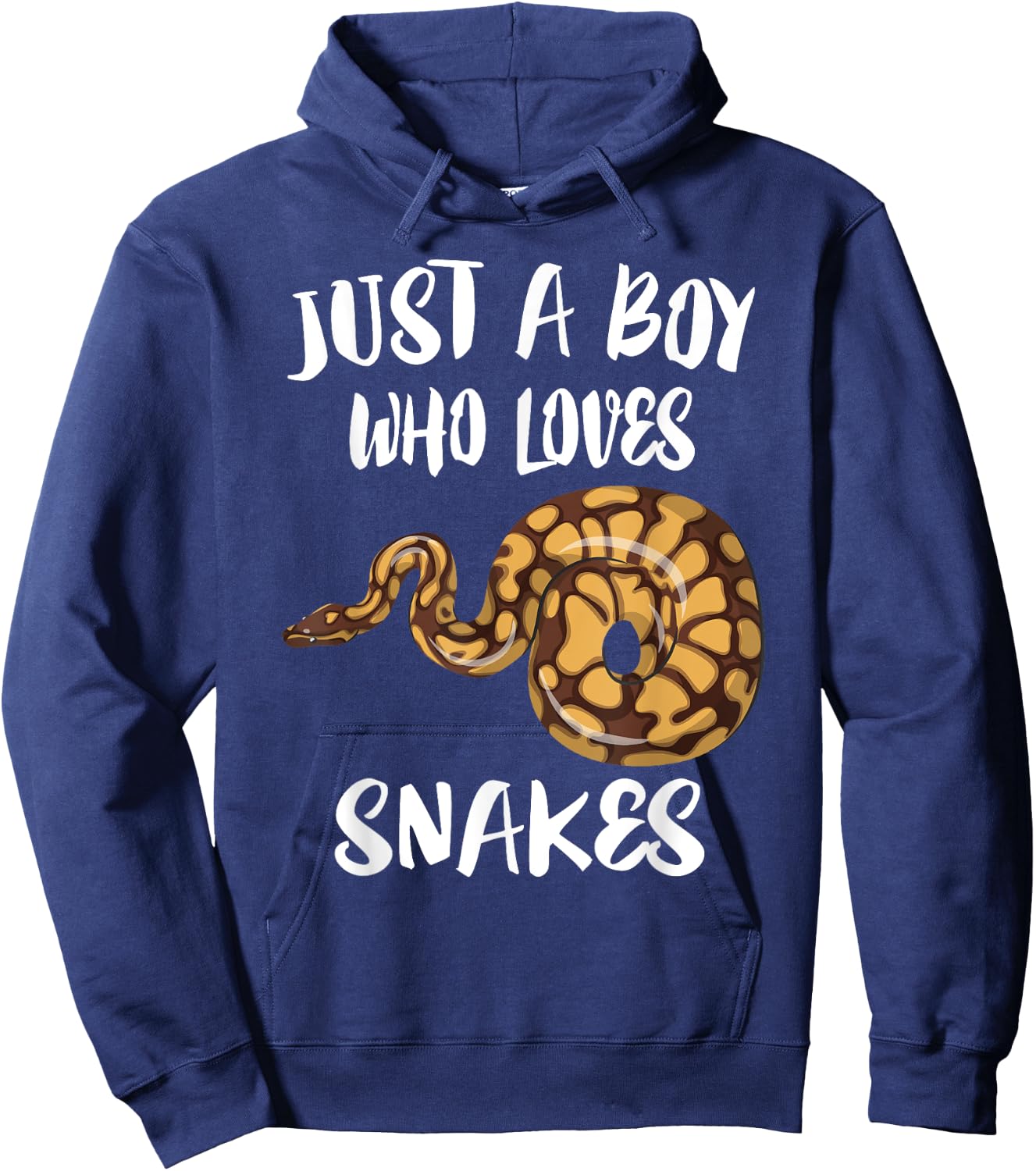 Just A Boy Who Loves Snakes Animal Hoodie - Hoodie | Navy