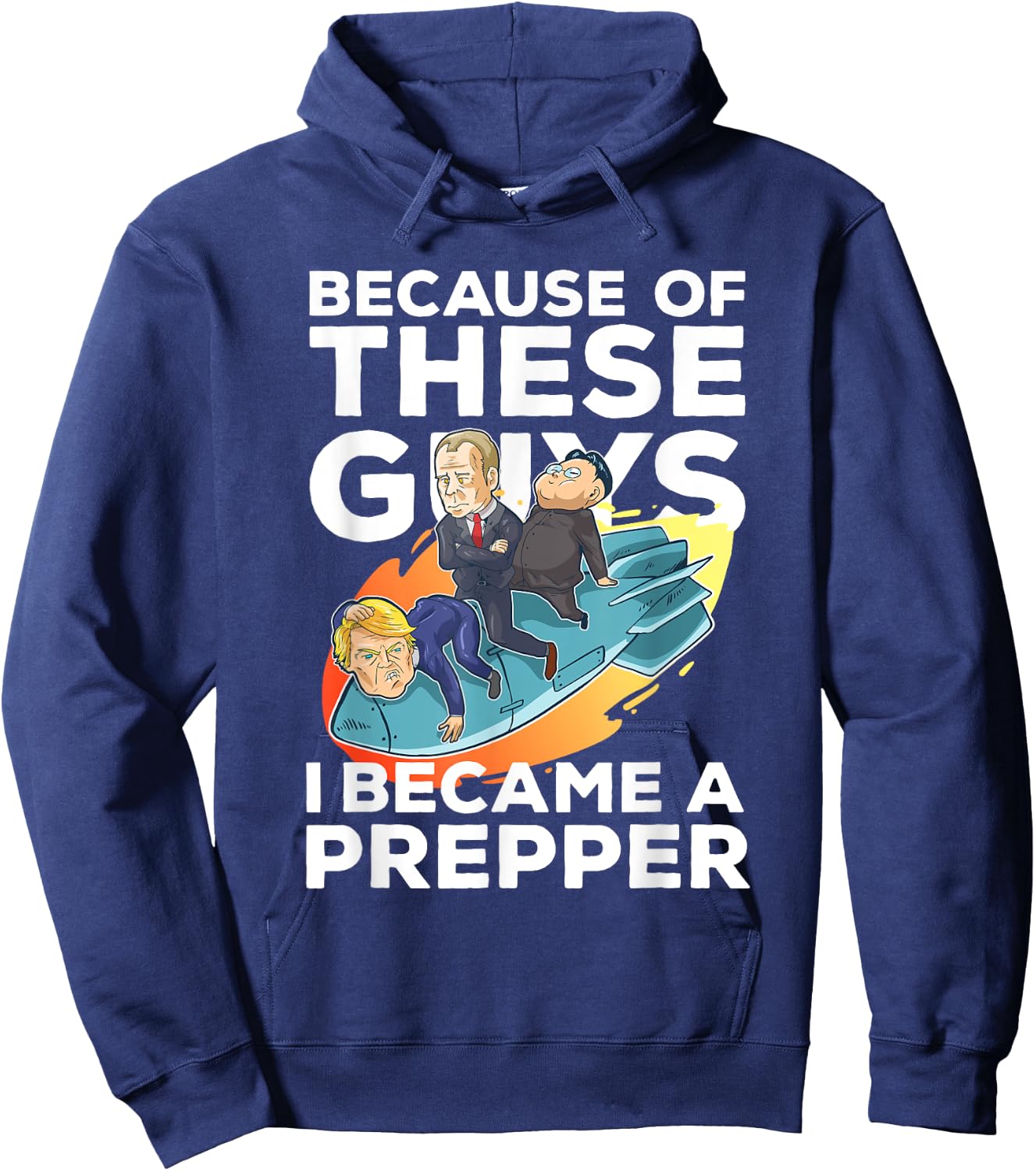 Funny Prepper Gift A Prepper Hoodie - Hoodie | Navy