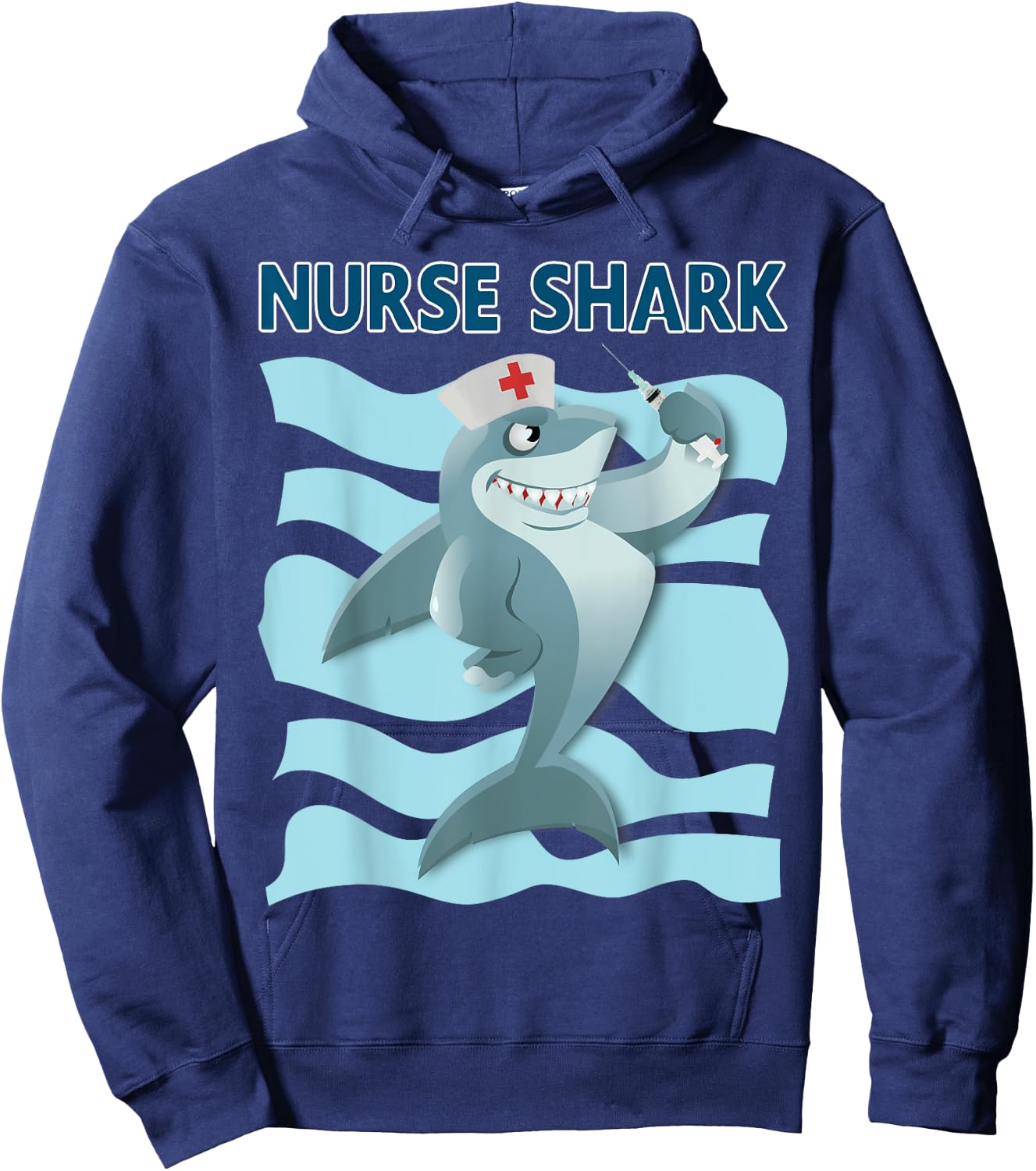 Nurse Shark Funny Nurse Appreciation Hoodie - Hoodie | Navy
