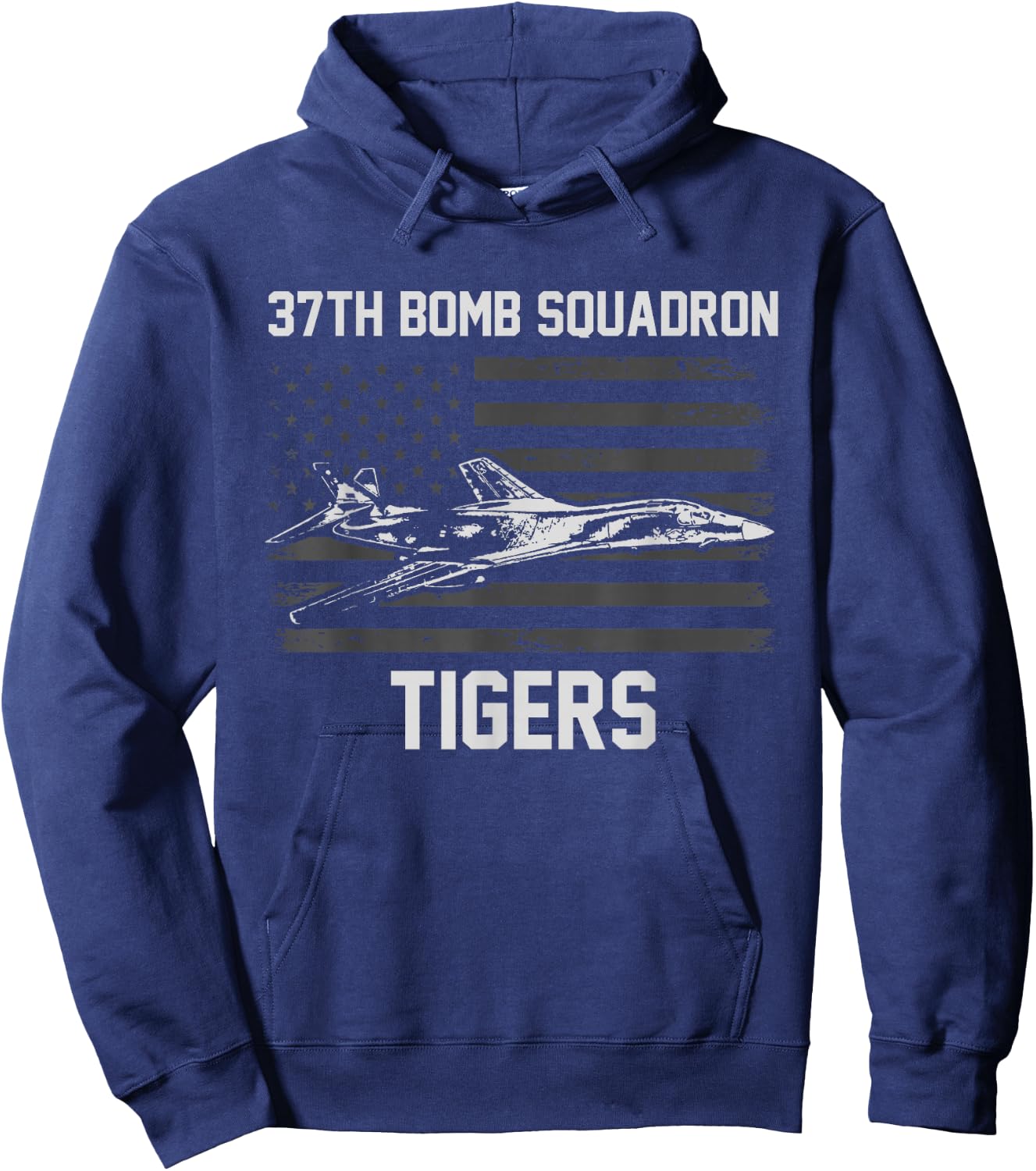37th Bomb Squadron Tigers Hoodie - Hoodie | Navy