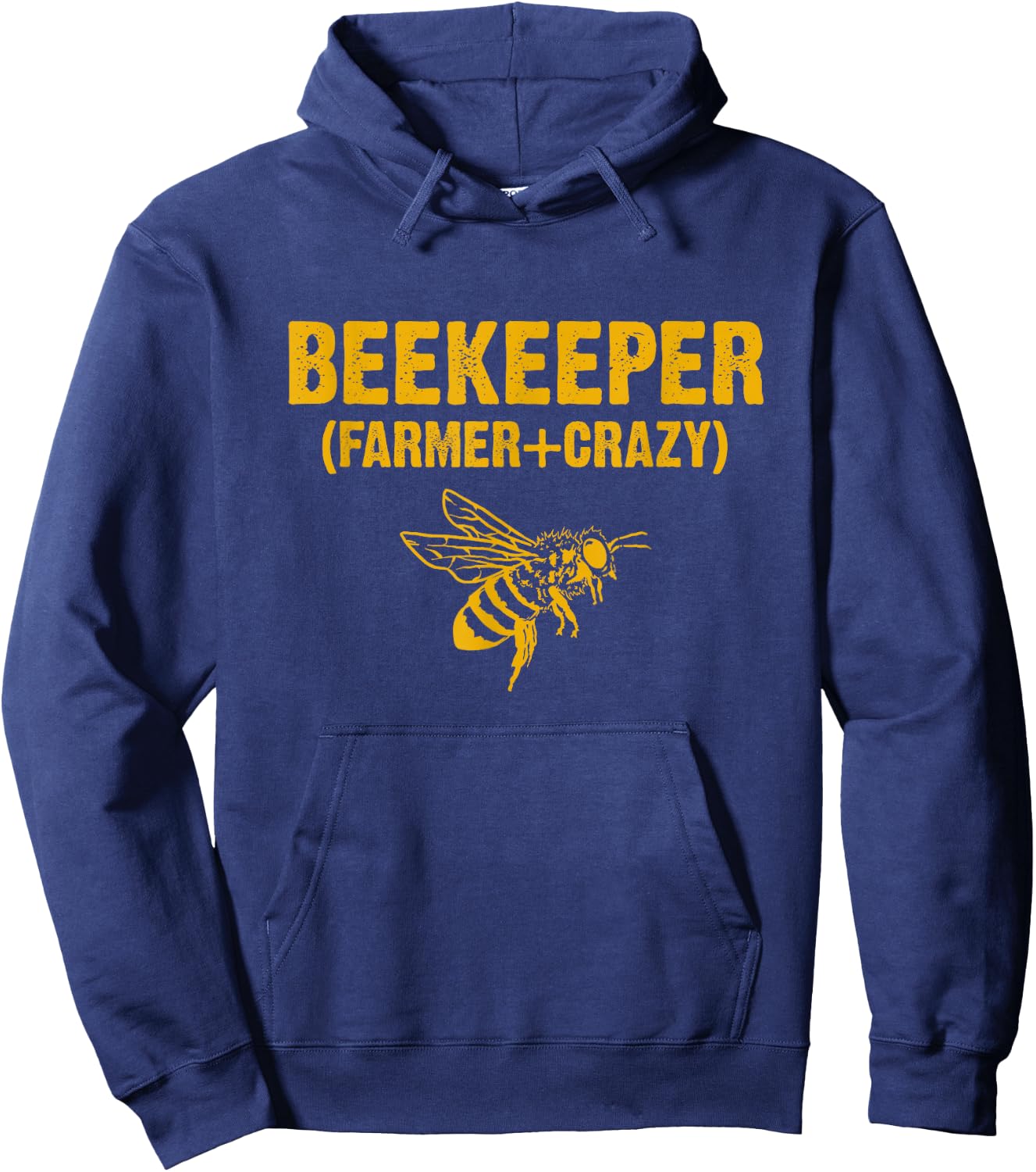 Beekeeper Beekeeping Shirt Farmer Crazy Hoodie - Hoodie | Navy