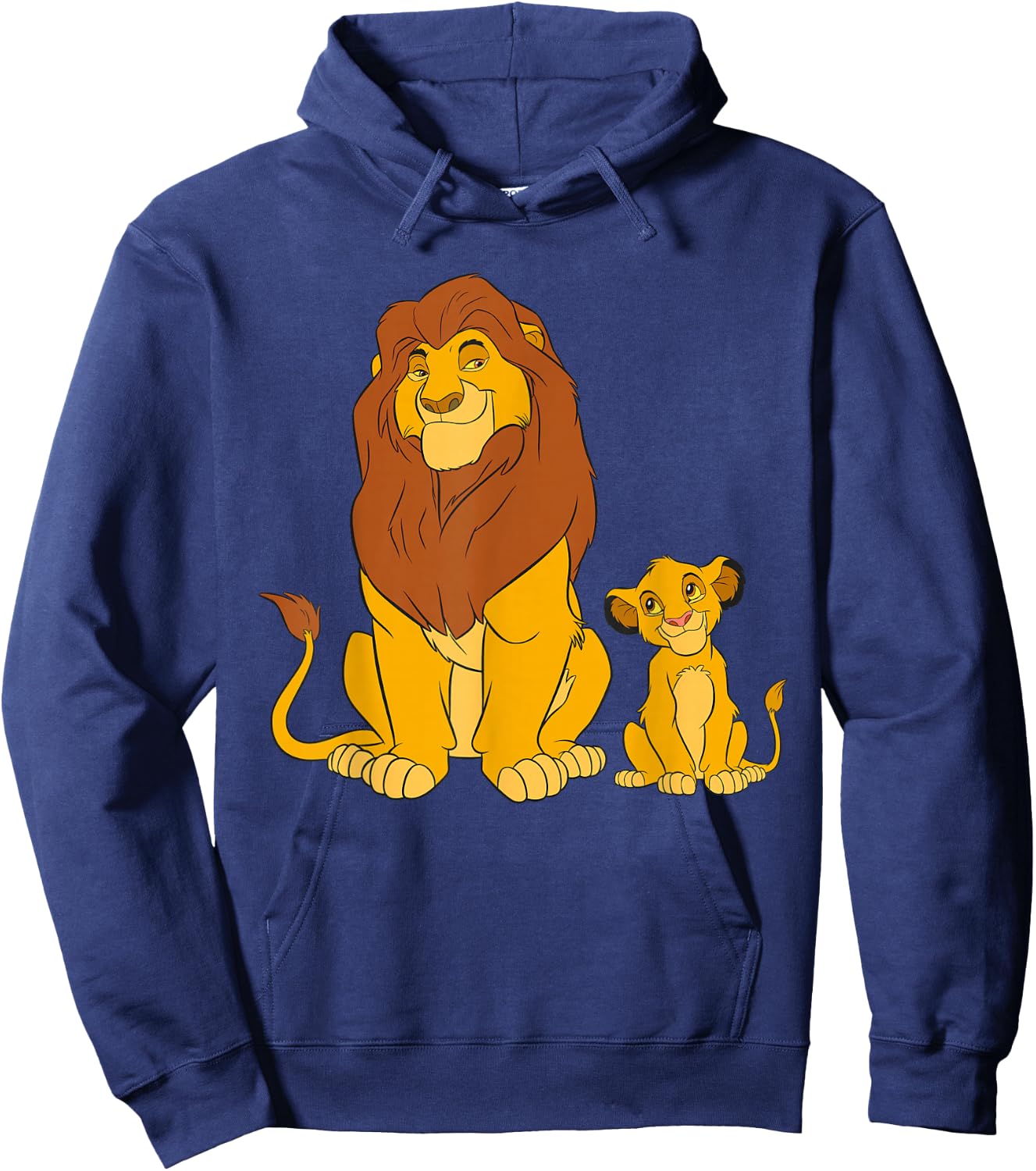 Disney The Lion King Young Simba and Mufasa Hoodie - Hoodie | Navy