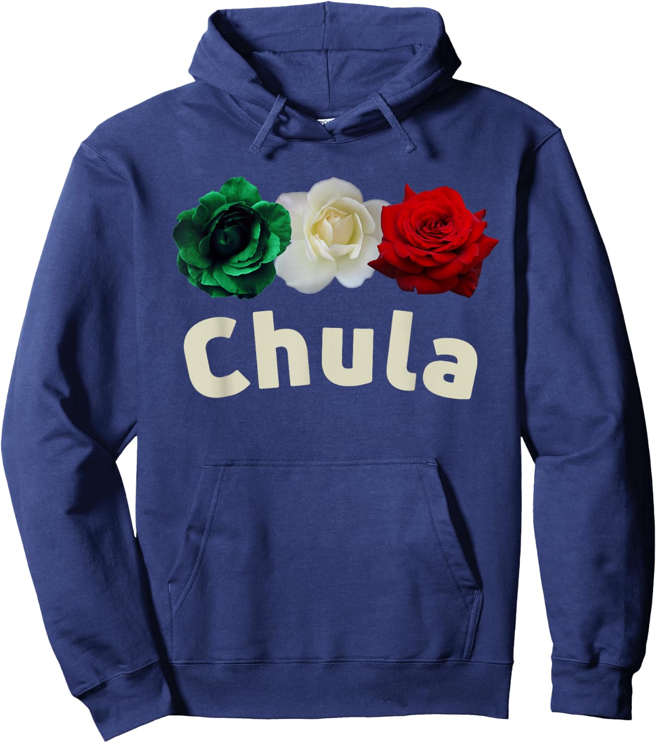 Cute Mexicana | Chula Chingona Bottom Hoodie - Hoodie | Navy