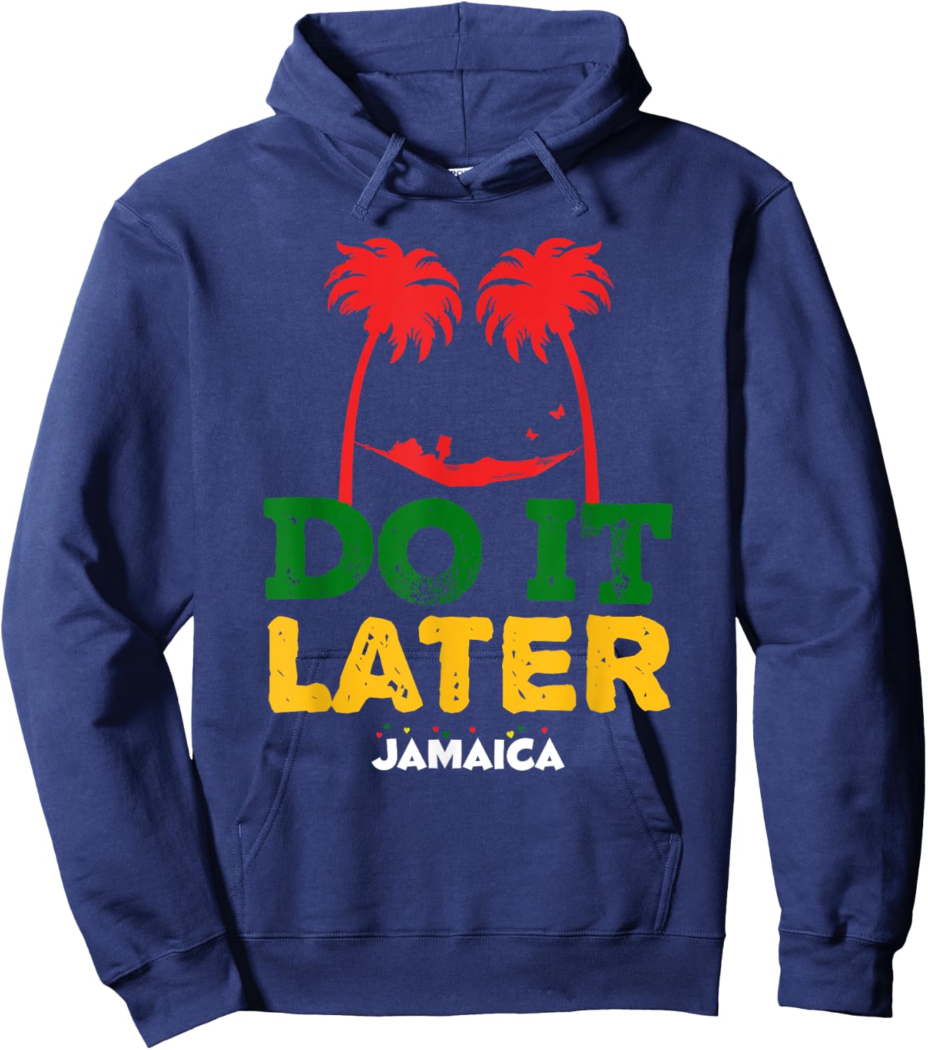 Do it Later! Trip to Jamaica Hoodie - Hoodie | Navy