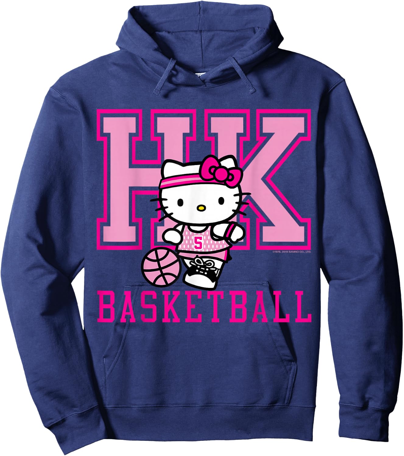 Hello Kitty Basketball Sports Athlete Shirt Hoodie - Hoodie | Navy