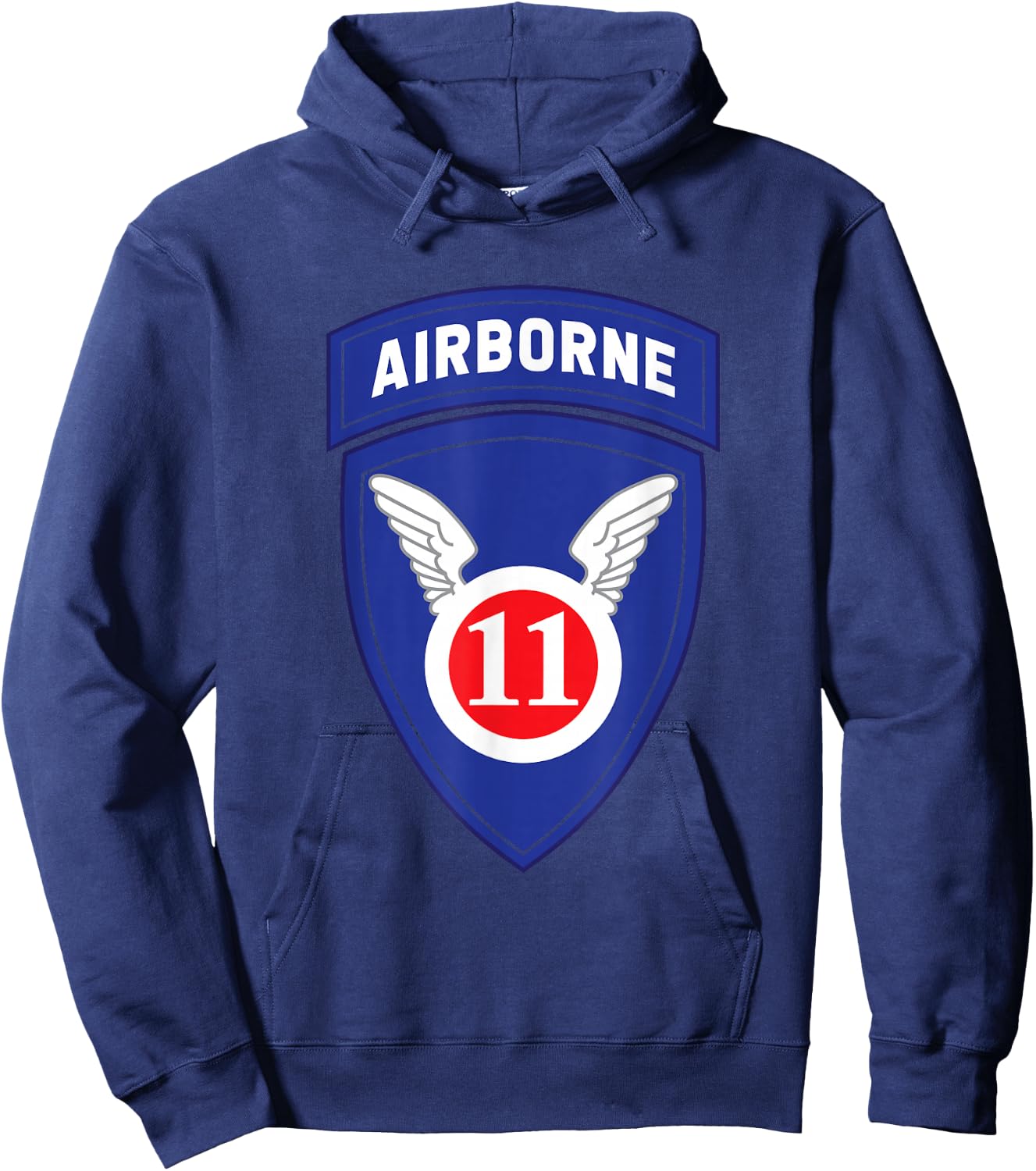 11th Airborne Division Patch Hoodie - Hoodie | Navy